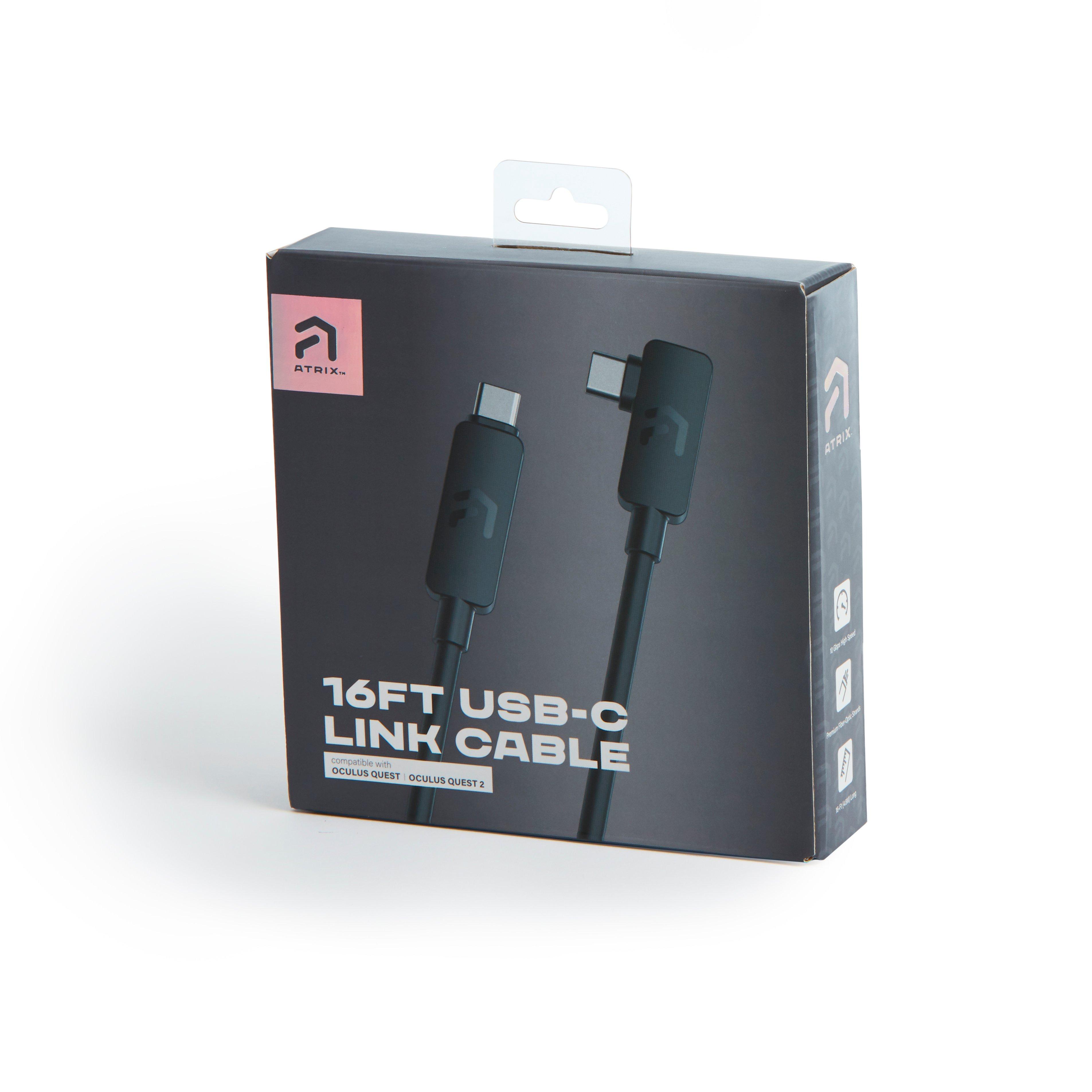Universel pille udvikle Atrix Fiber-Optic USB-C to USB-C VR Link Cable 16-ft Compatible with Meta  Quest and Quest 2 GameStop Exclusive | GameStop