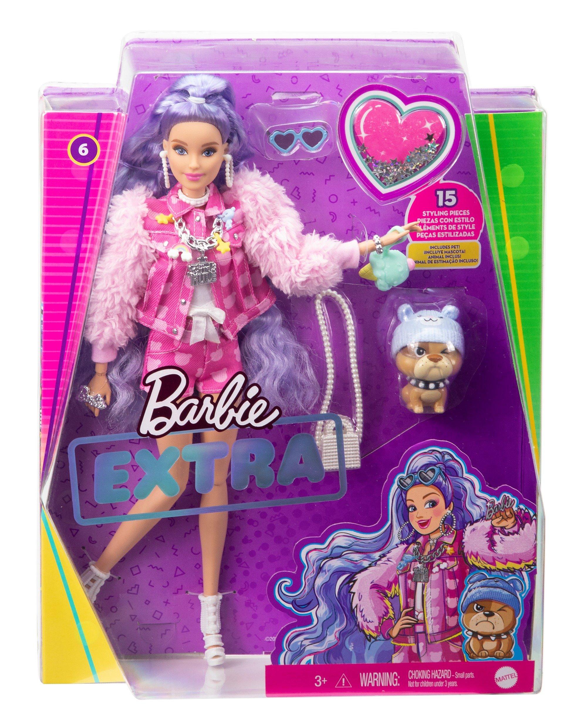 plastic sponsored In need of Mattel Barbie Extra Doll Millie with Periwinkle Hair