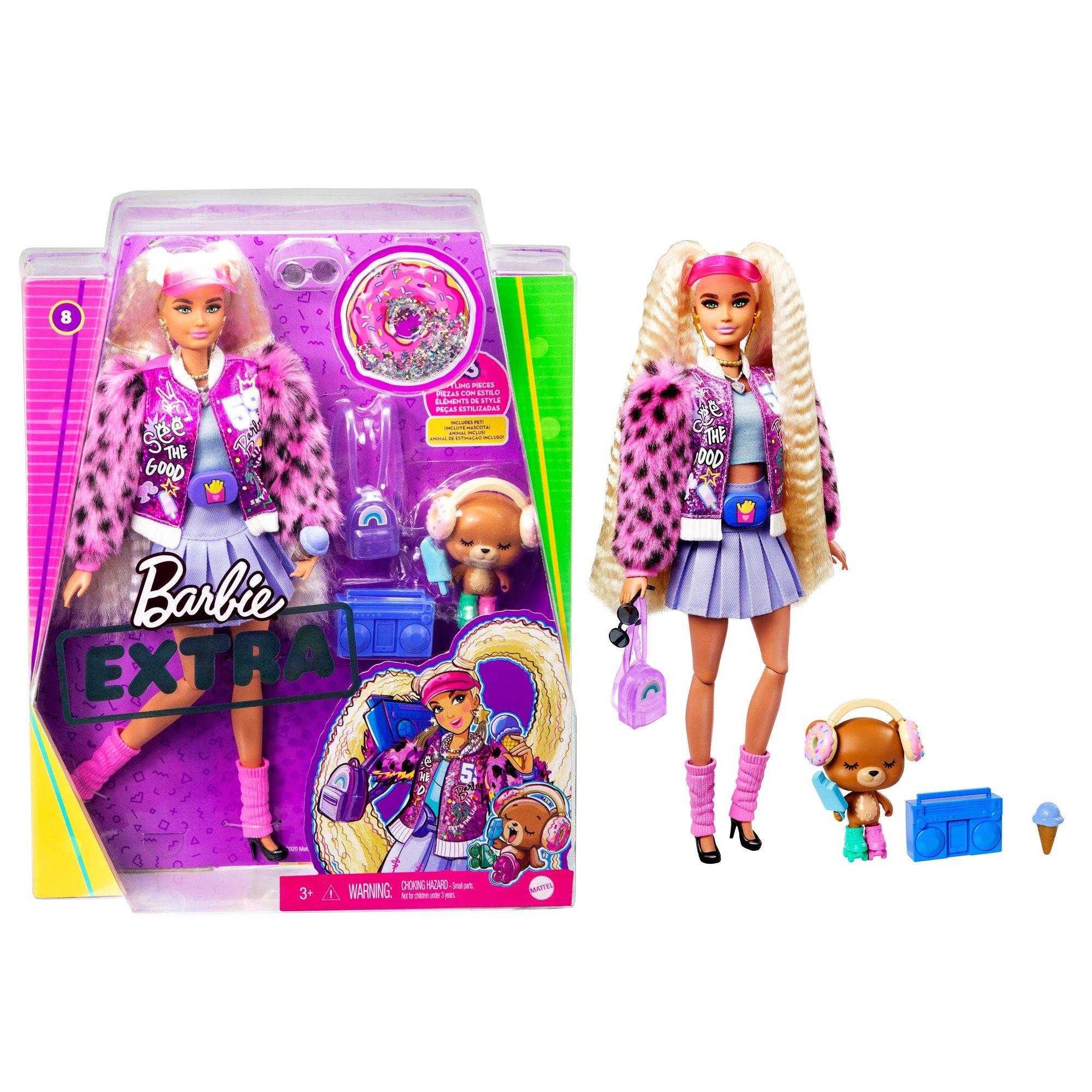 Mattel Barbie Extra Doll with Blonde Pigtails