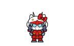 FiGPiN Gundam x Hello Kitty Guncannon Collectible Enamel Pin