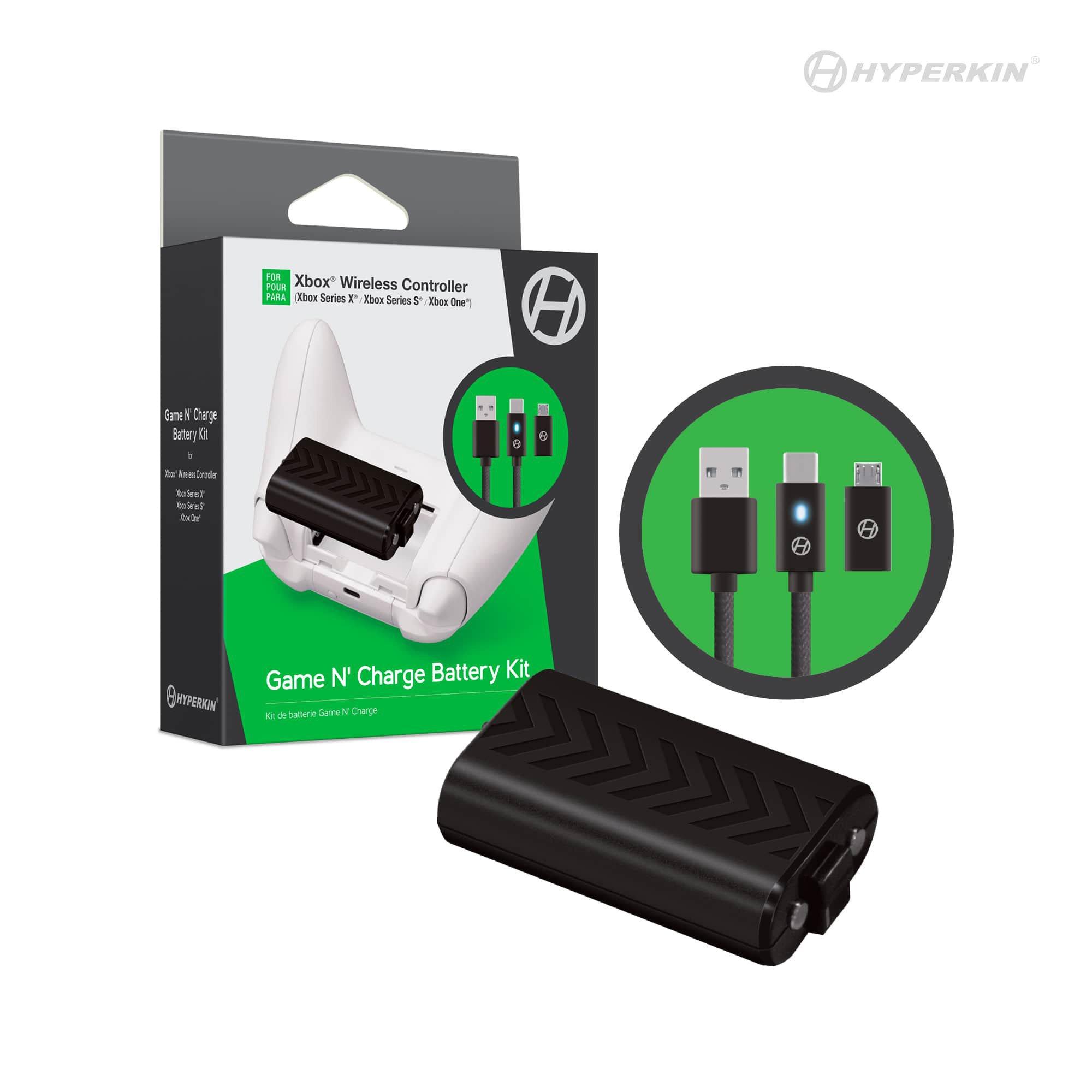 list item 1 of 2 Hyperkin Game N Charge Battery Kit for Xbox Wireless Controller, Xbox Series X, or Xbox Series S