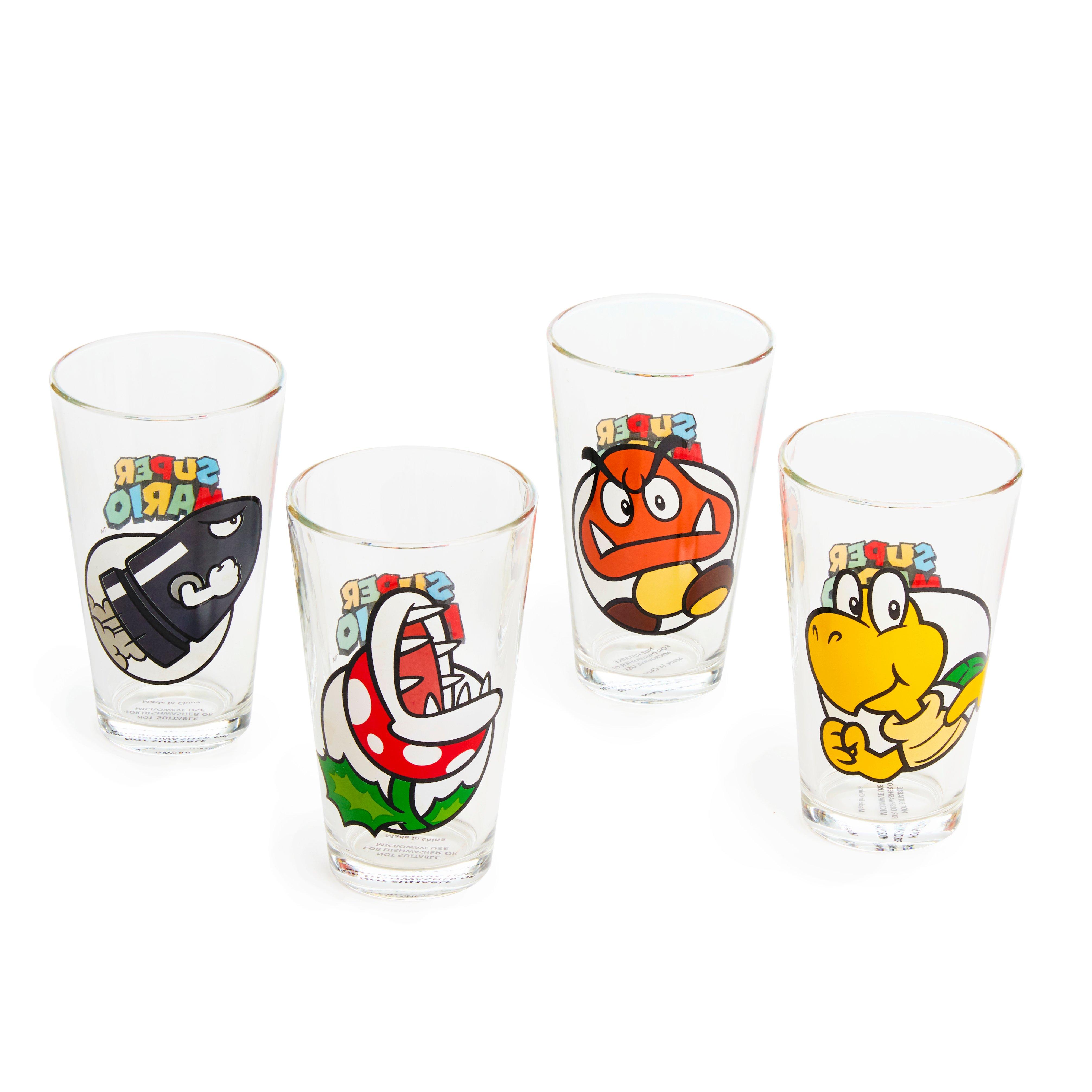 Mario store shot glasses