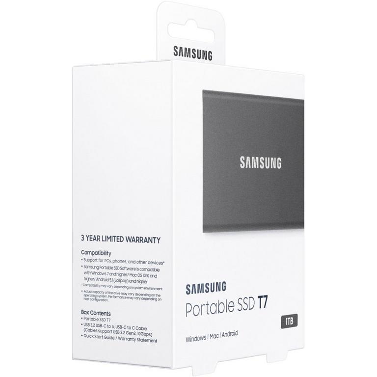 Samsung T7 USB 3.2 Portable External MU-PC1T0T/AM | GameStop