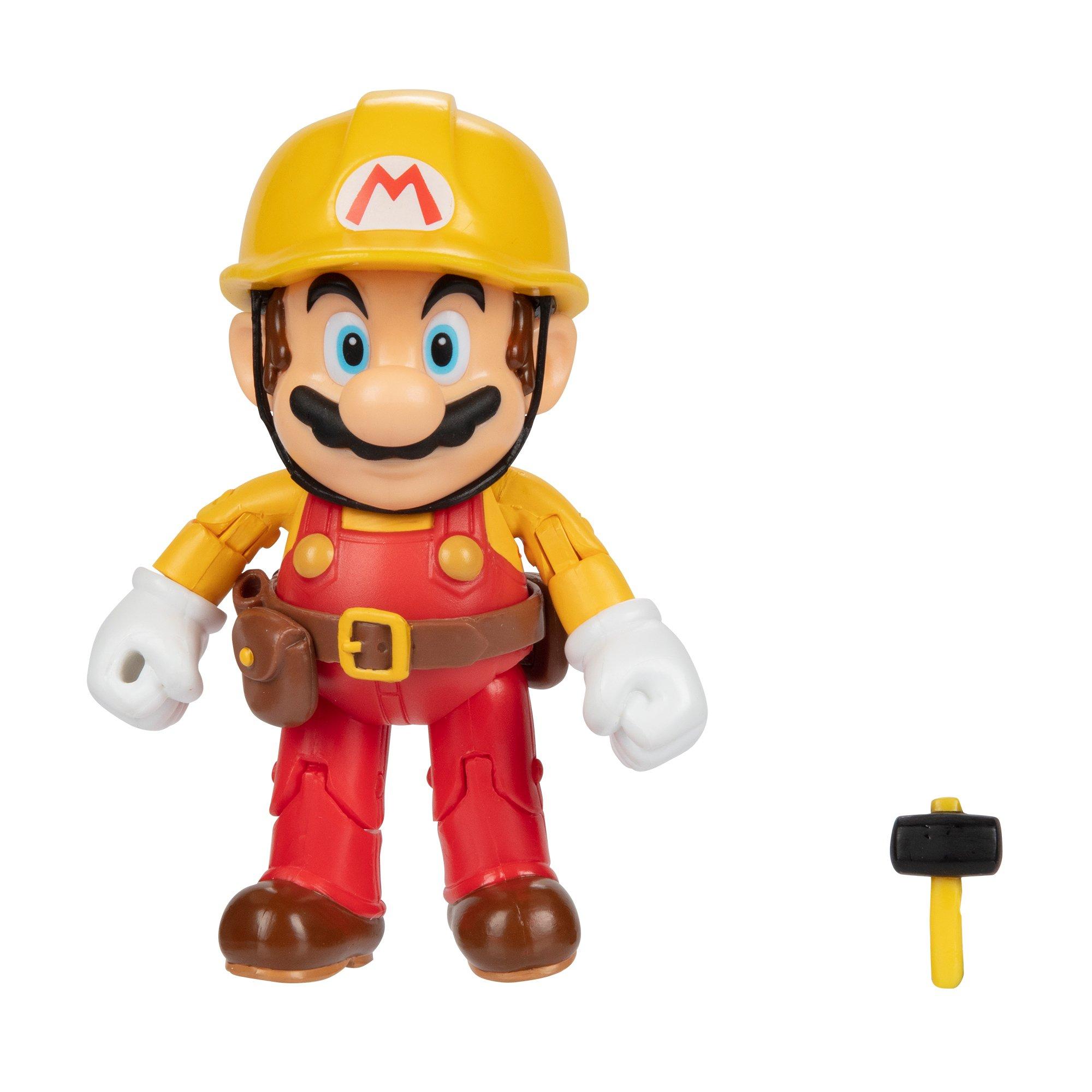 Jakks pacific nintendo super mario maker 4 in figure with utility belt