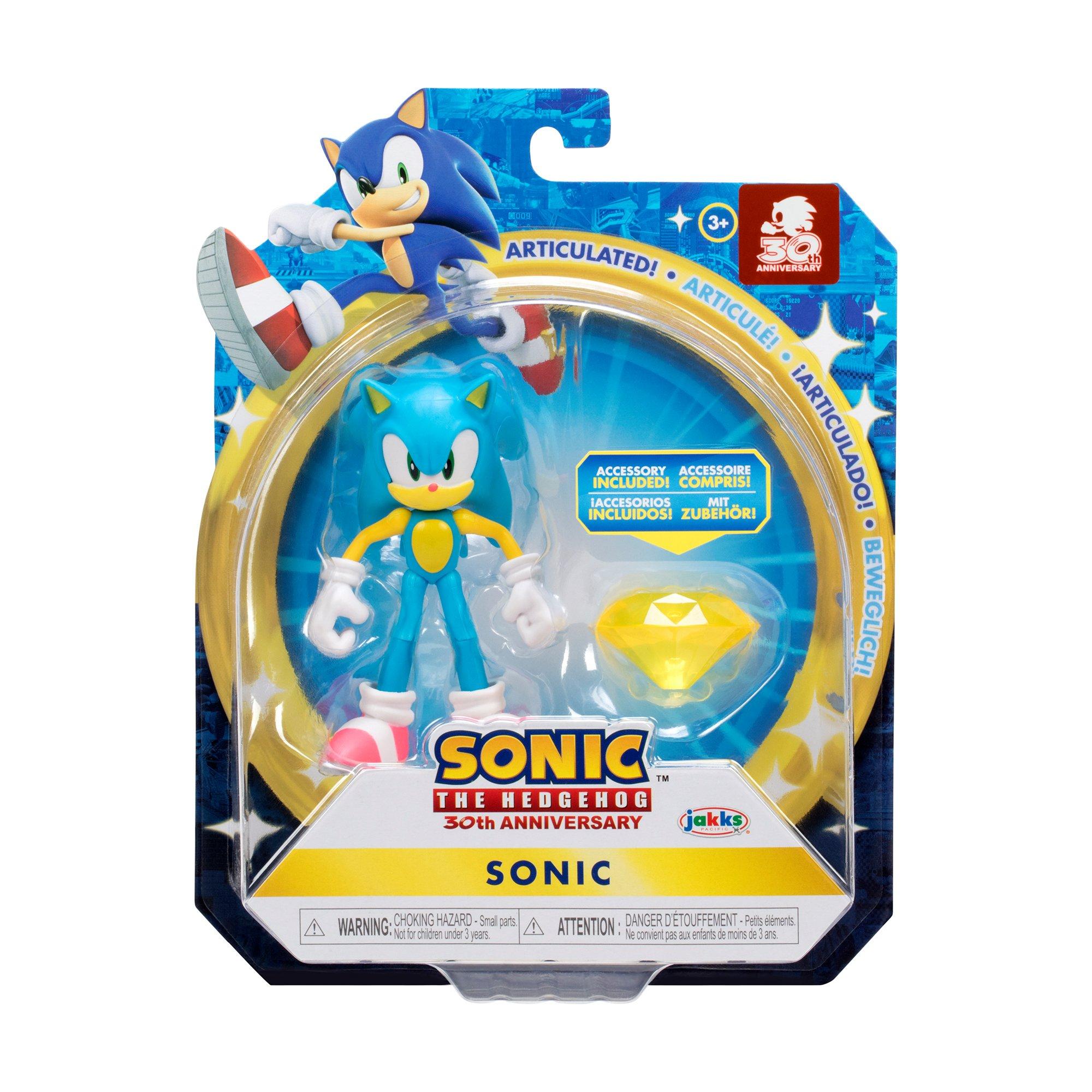 Jakks Pacific Sonic The Hedgehog Modern Sonic 4in Figure with Yellow