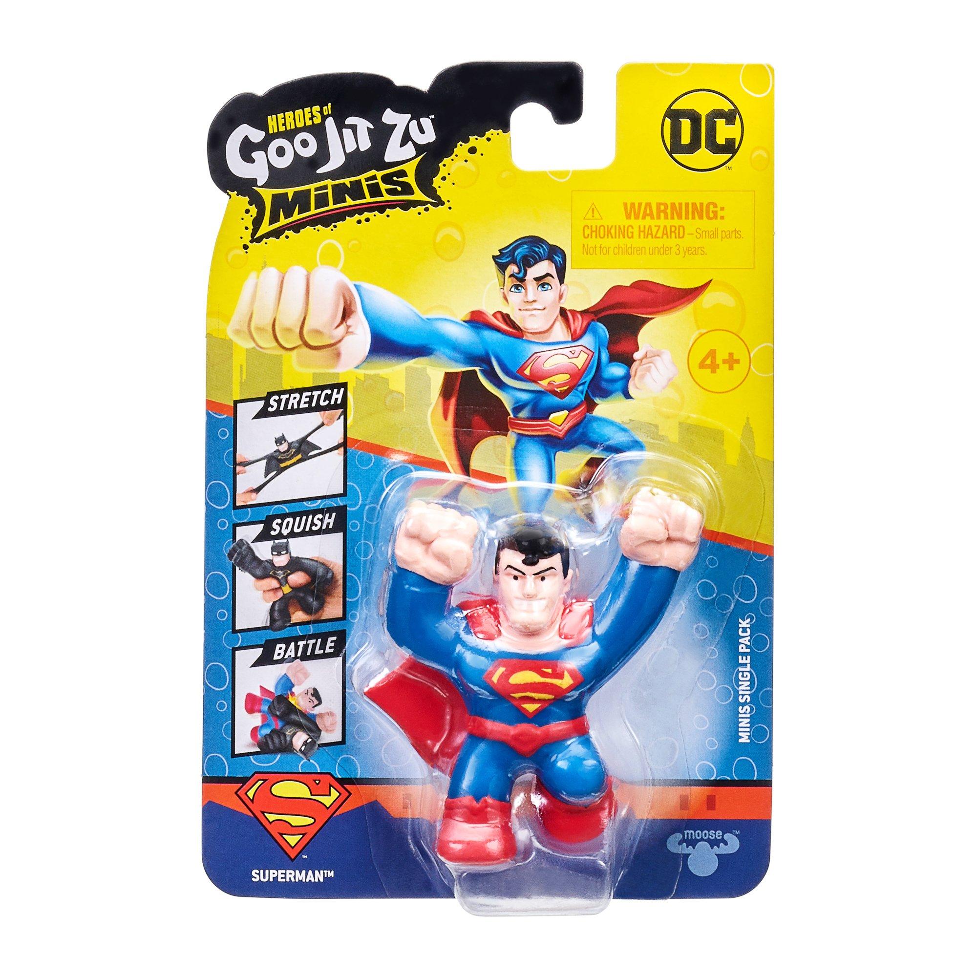 License 2 Play Heroes of Goo Jit Zu DC Hero Mini Figure Pack (Styles May  Vary)