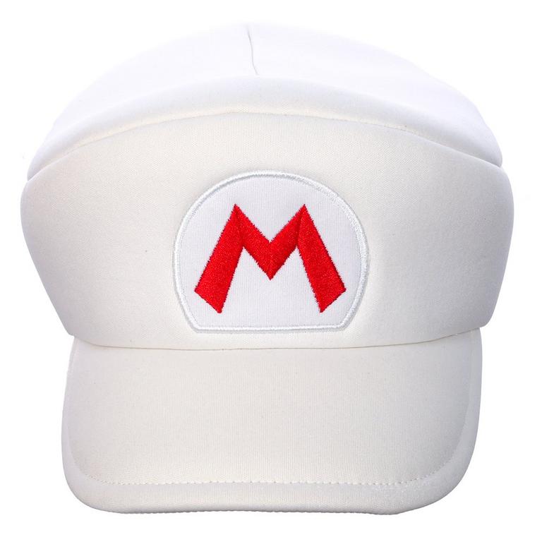 Super Mario Bros. Fire Mario White Replica Hat