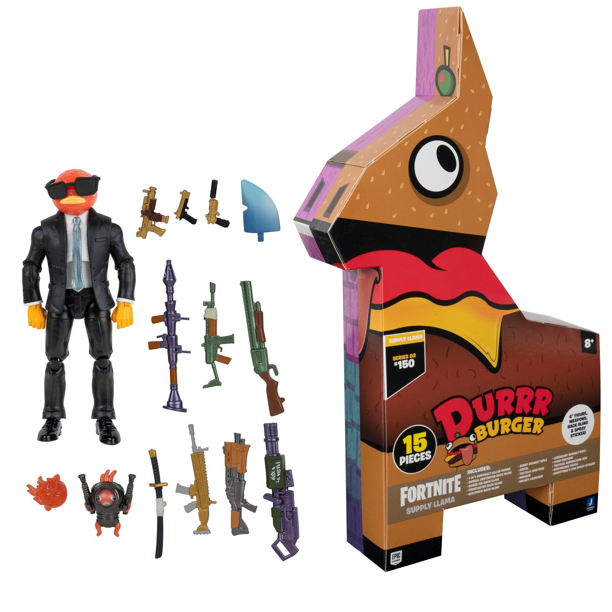 Jazwares Fortnite Durrr Burger Supply Llama Figure Pack |