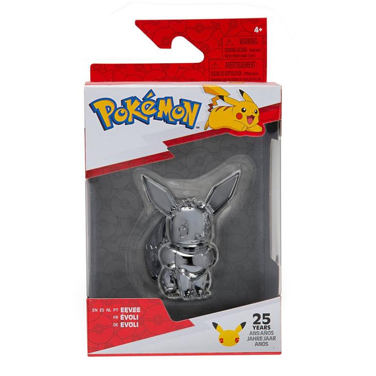 Pokemon 25th Anniversary Eevee (Silver) Battle Figure