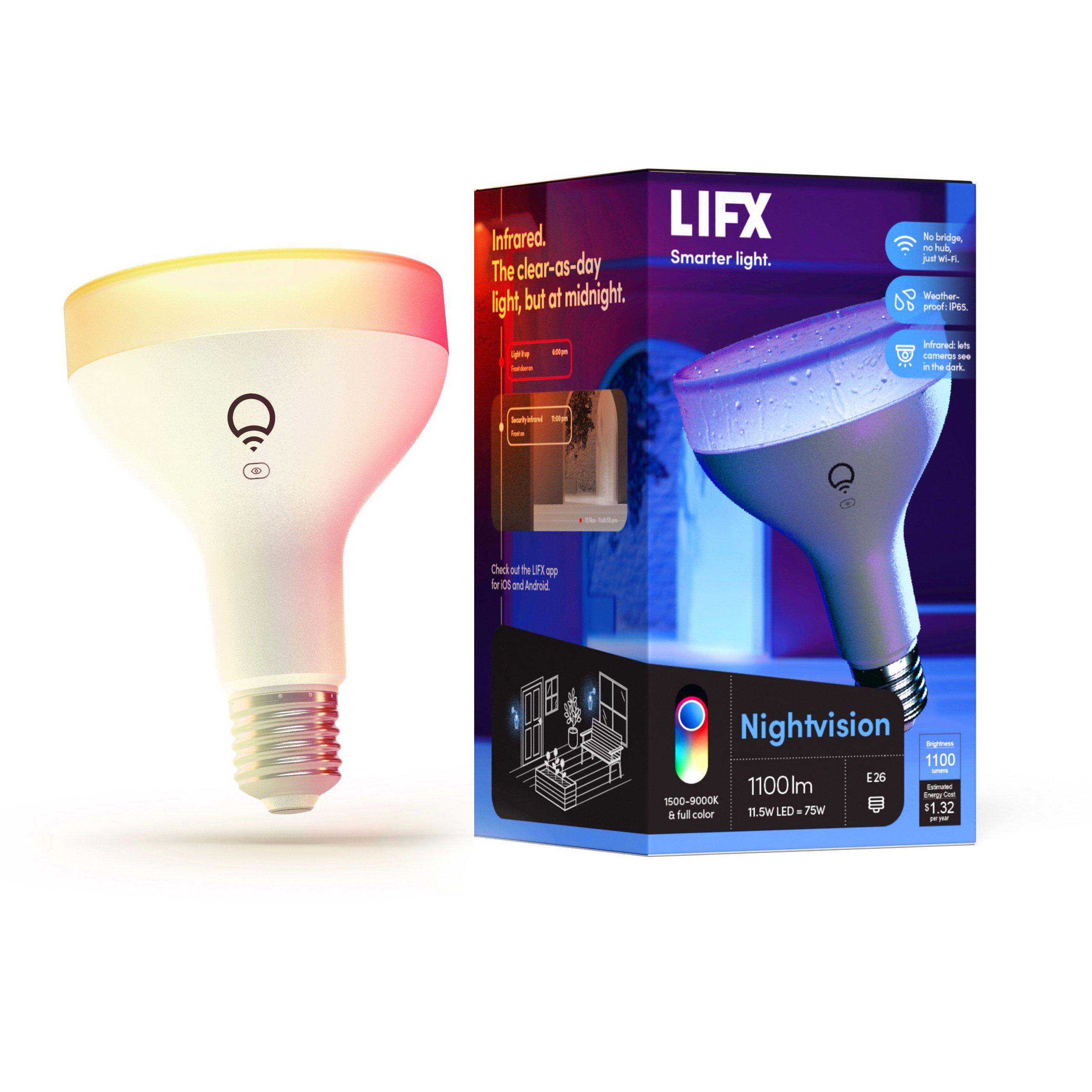 Repaste Demokratisk parti Springe LIFX Smart Lightbulb Nightvision BR30 1100 Lumens | GameStop