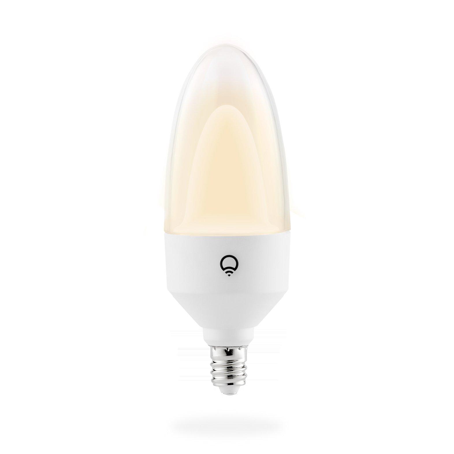 list item 1 of 6 LIFX Smart Candle Lightbulb White to Warm 480 Lumens