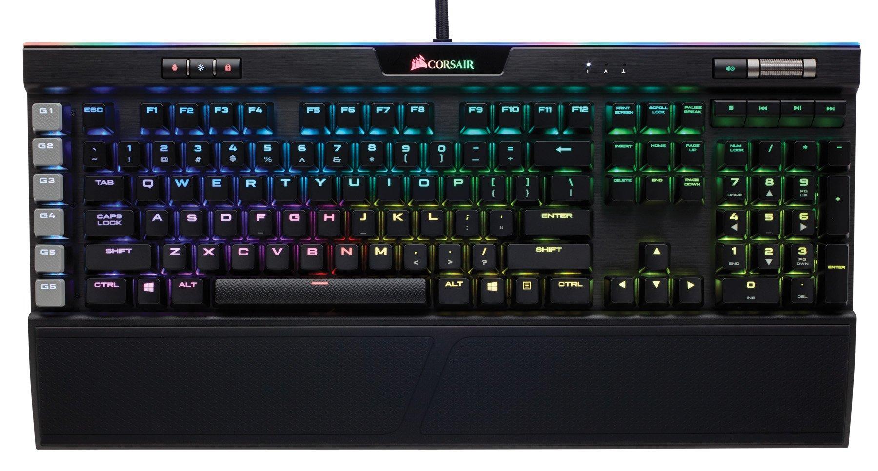 Corsair K95 Rgb Platinum Xt Speed Switch Mechanical Wired Gaming Keyboard Gamestop