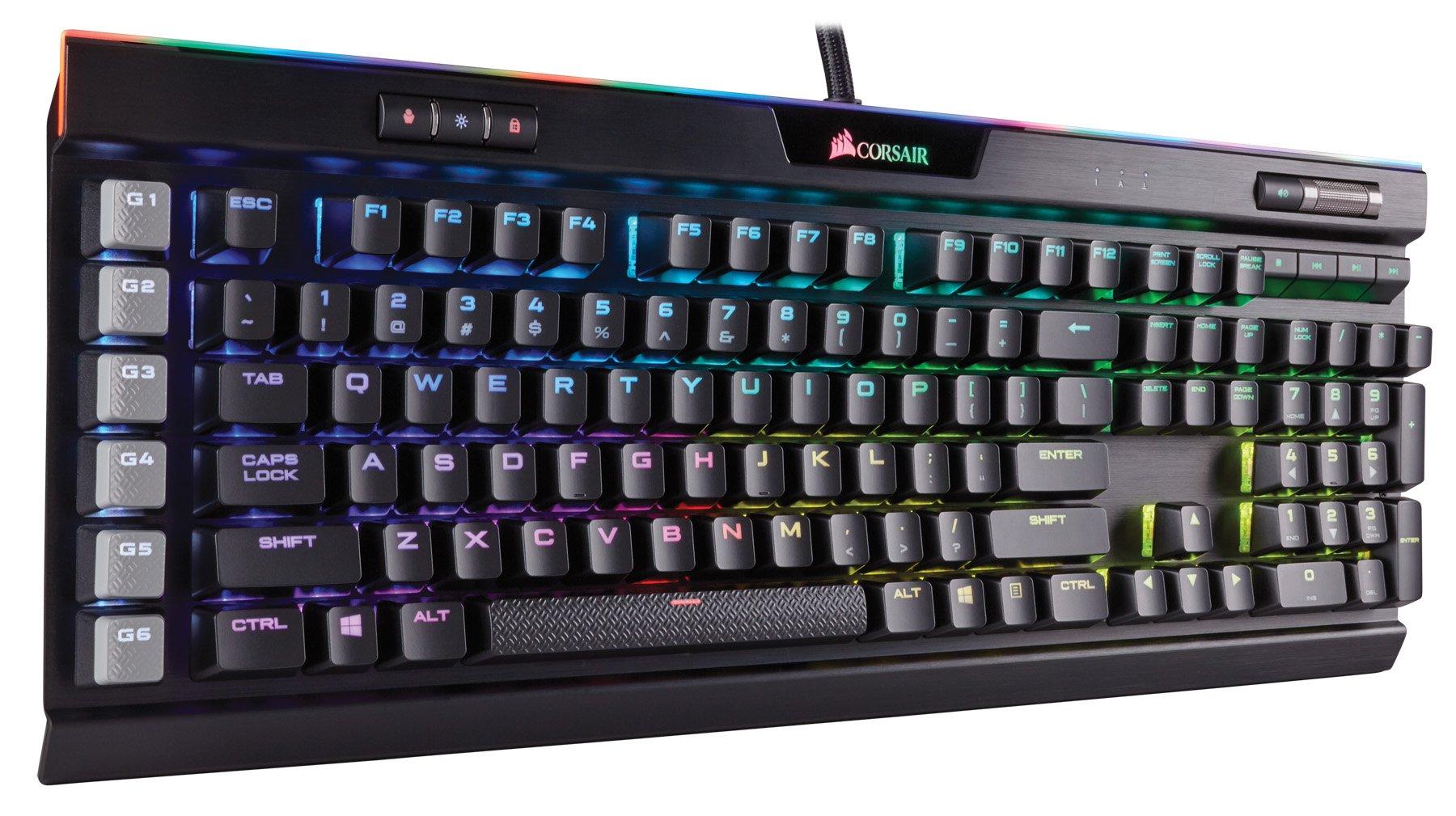 Corsair K95 Rgb Platinum Xt Brown Switch Mechanical Wired Gaming Keyboard Gamestop