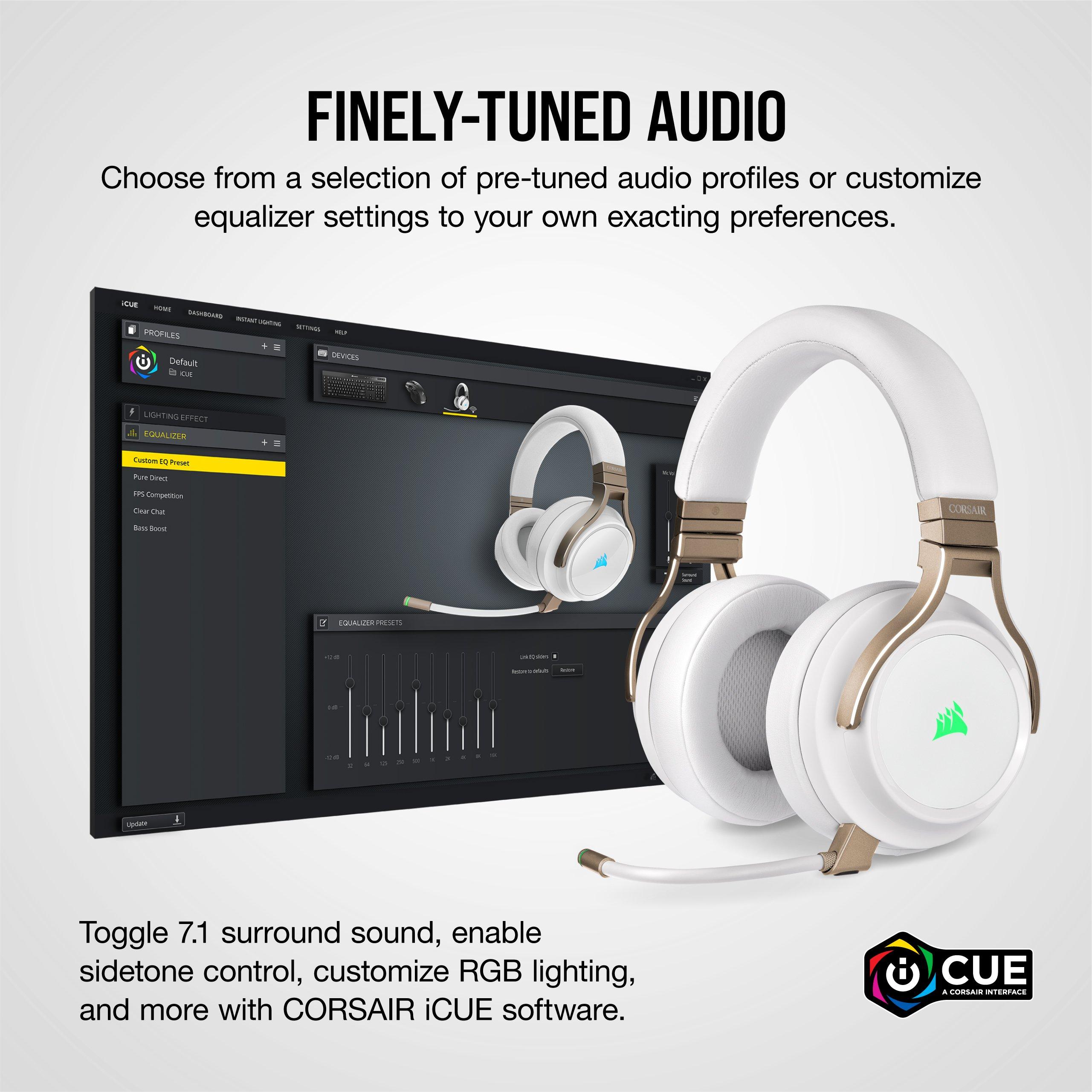 Auricular Corsair Virtuoso Rgb Wireless 7.1