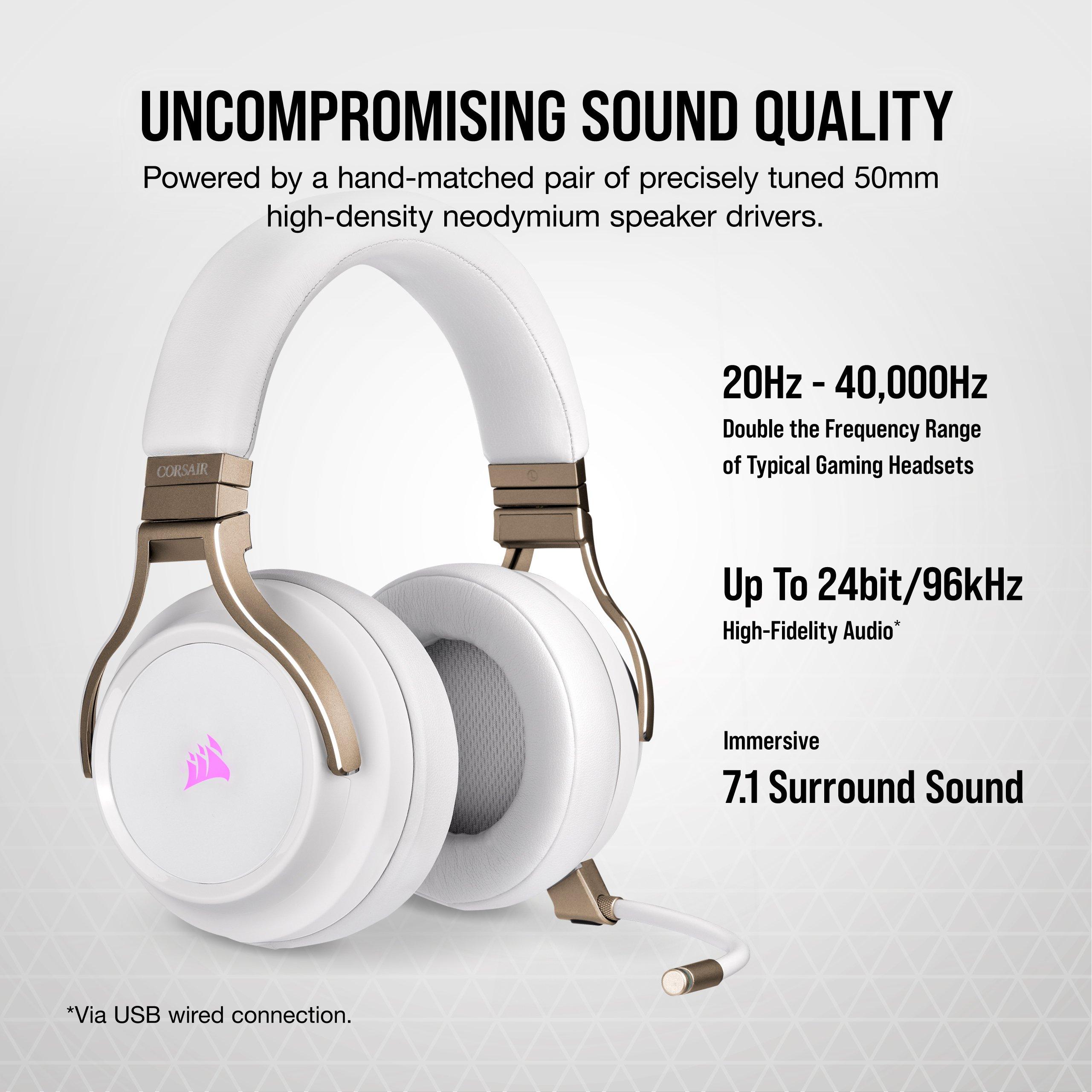 Corsair virtuoso wireless online white