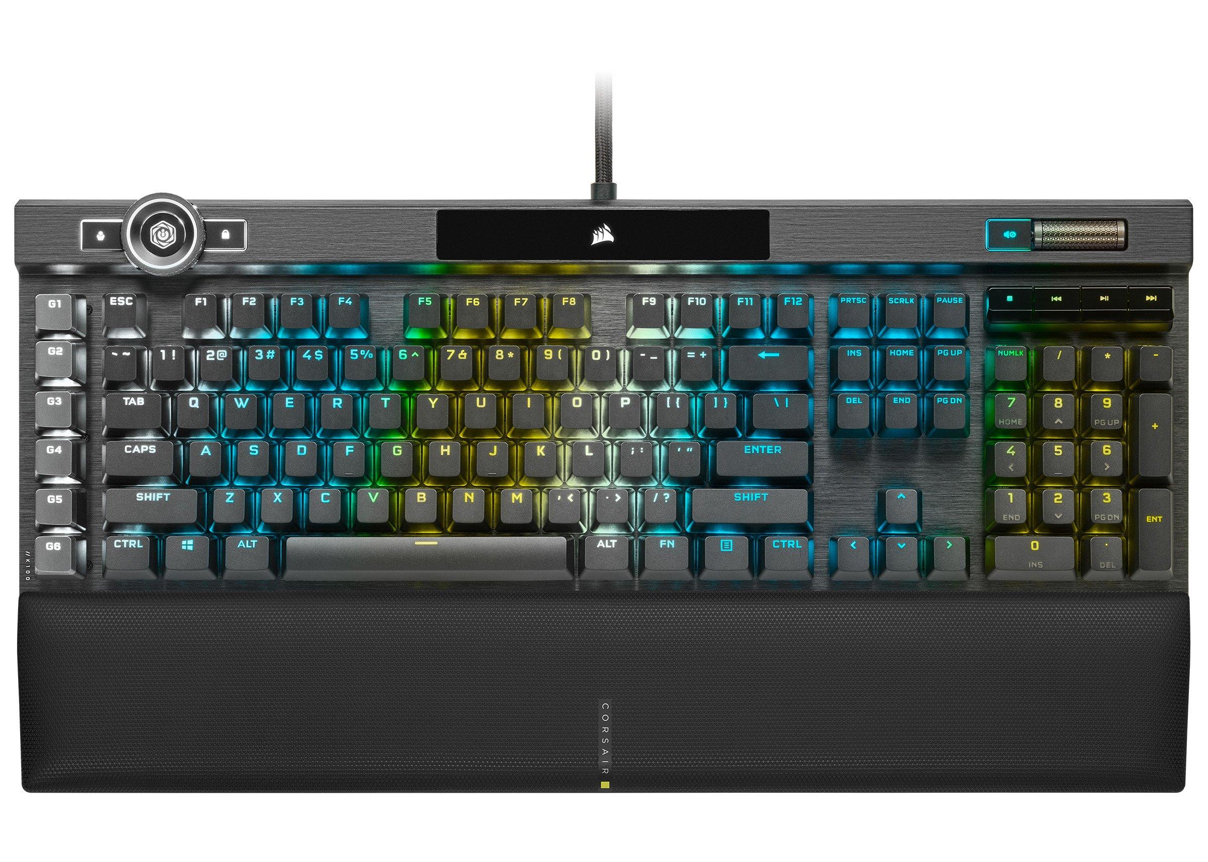 CORSAIR K100 RGB Optical Switch Mechanical Wired Gaming Keyboard  GameStop