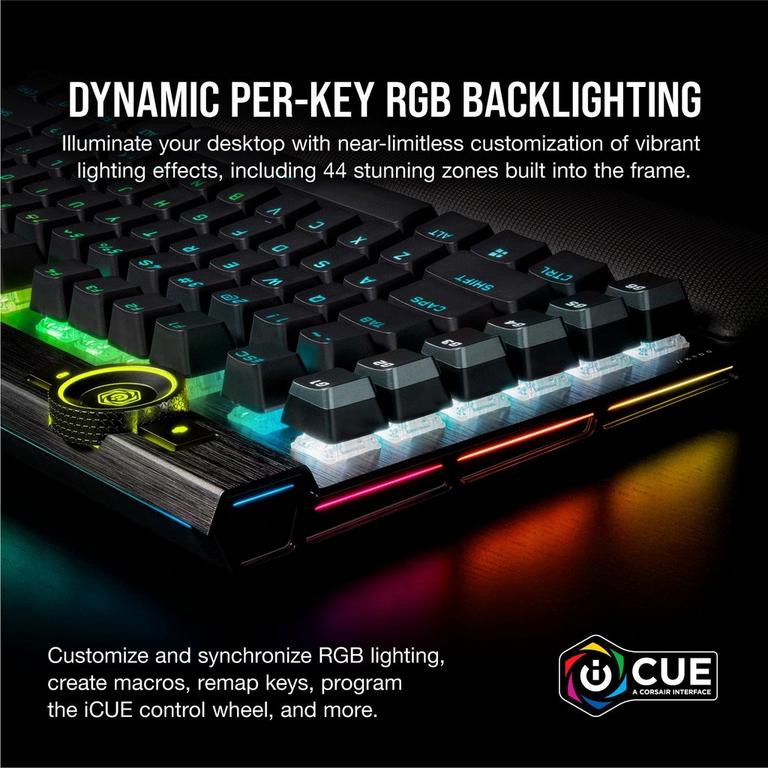 CORSAIR K100 RGB Optical Switch Mechanical Wired Gaming Keyboard