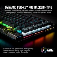 list item 8 of 9 CORSAIR K100 RGB Optical Switch Mechanical Wired Gaming Keyboard