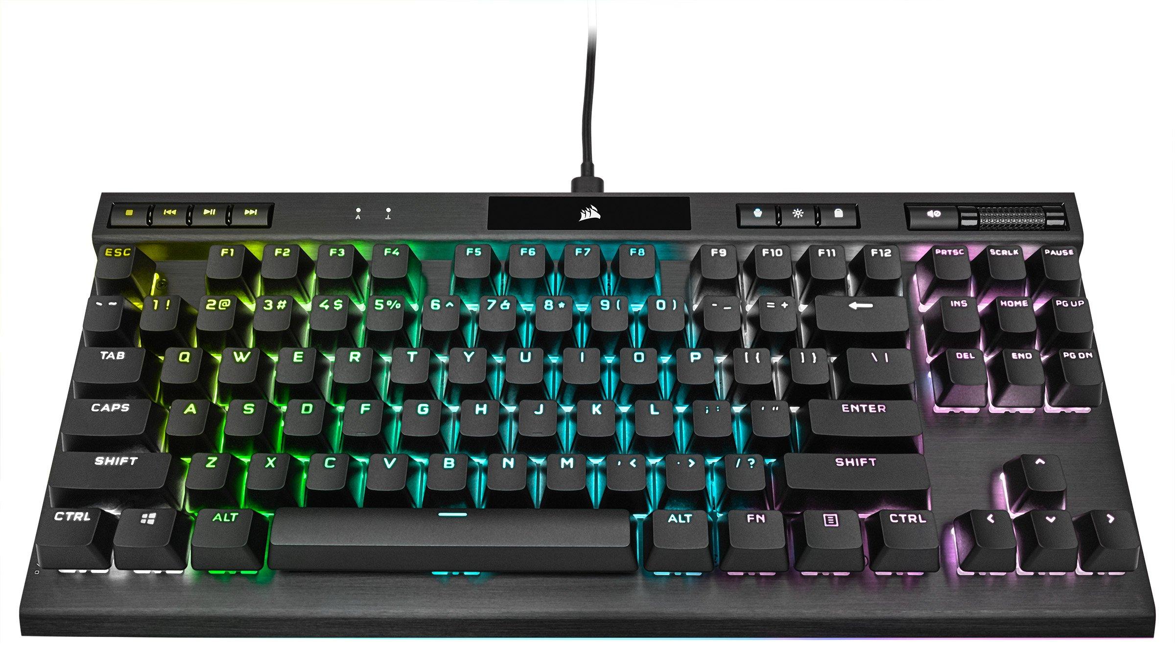CORSAIR K70 RGB TKL Champion Series Mechanical Wired Gaming