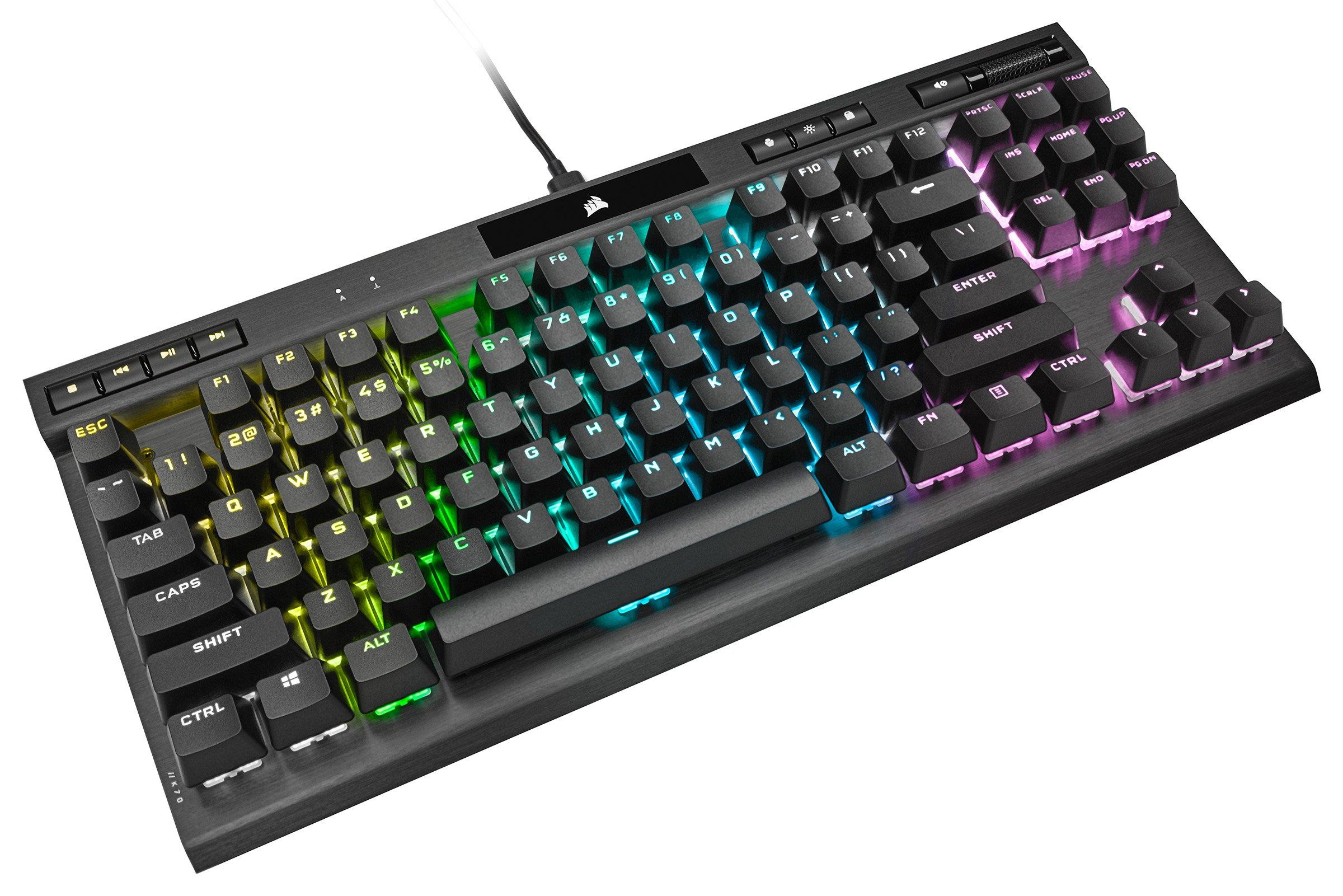 CORSAIR K70 RGB TKL Champion Series Mechanical Wired Gaming