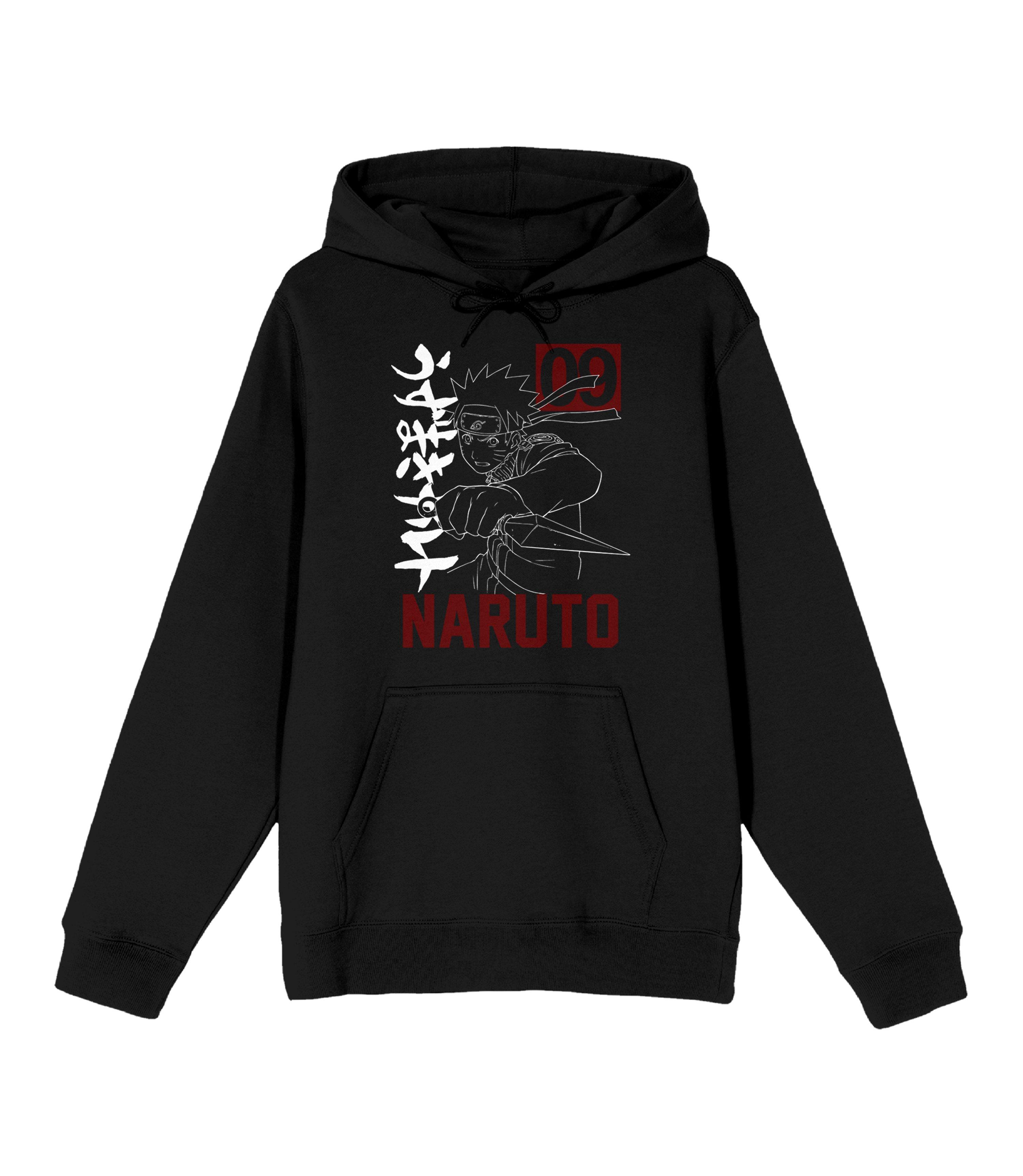 Naruto hoodie online black