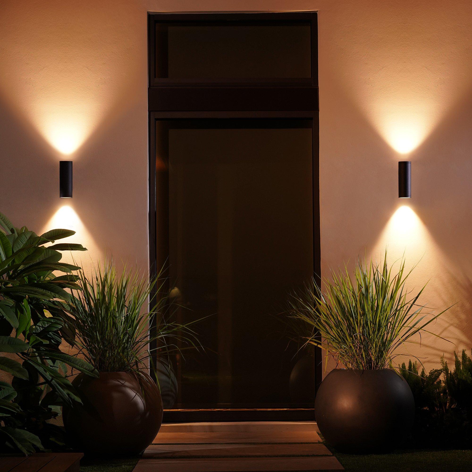 list item 6 of 9 Philips Hue White and Color Ambiance Appear Outdoor Wall Lantern