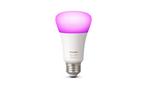 Philips Hue White and Color Ambiance A19 3 Pack Bluetooth LED Smart Bulbs Multicolored