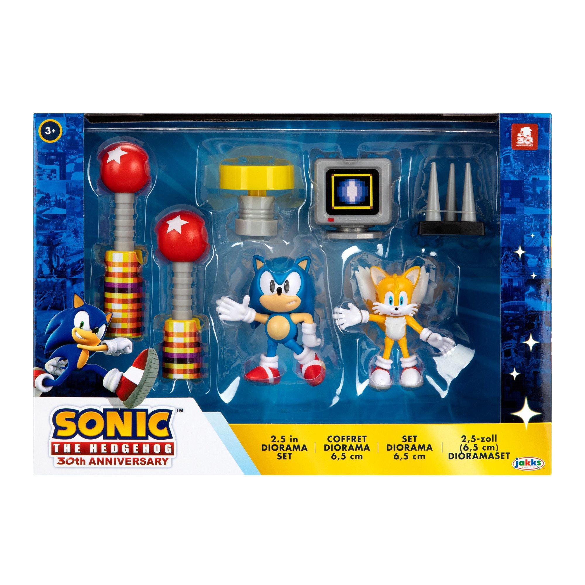 Sonic with Monitor - Classic Sonic The Hedgehog 4 Articulated Figure Jakks  Pac.