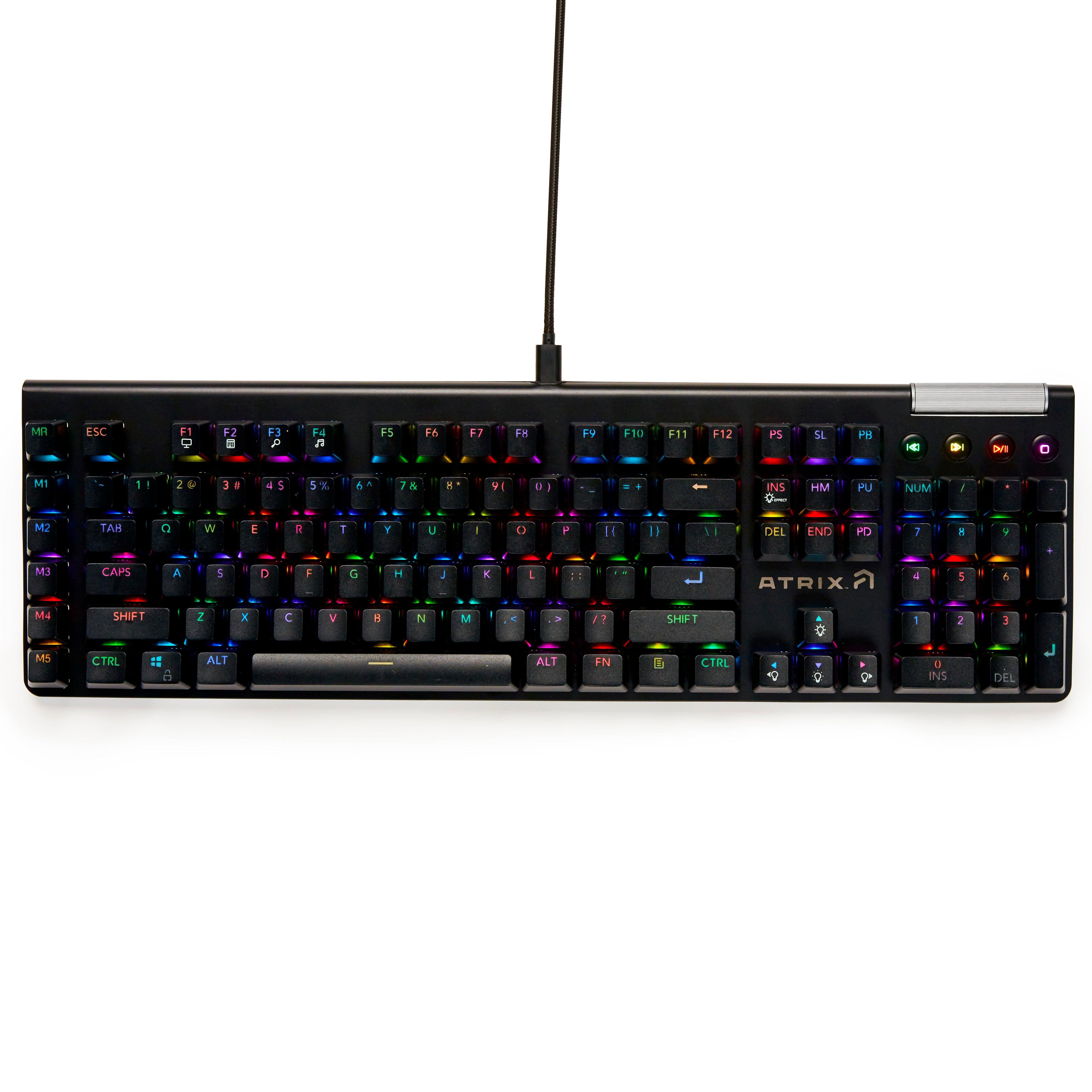 Atrix Guild Series PC Keyboard Mouse and Mousepad Bundle