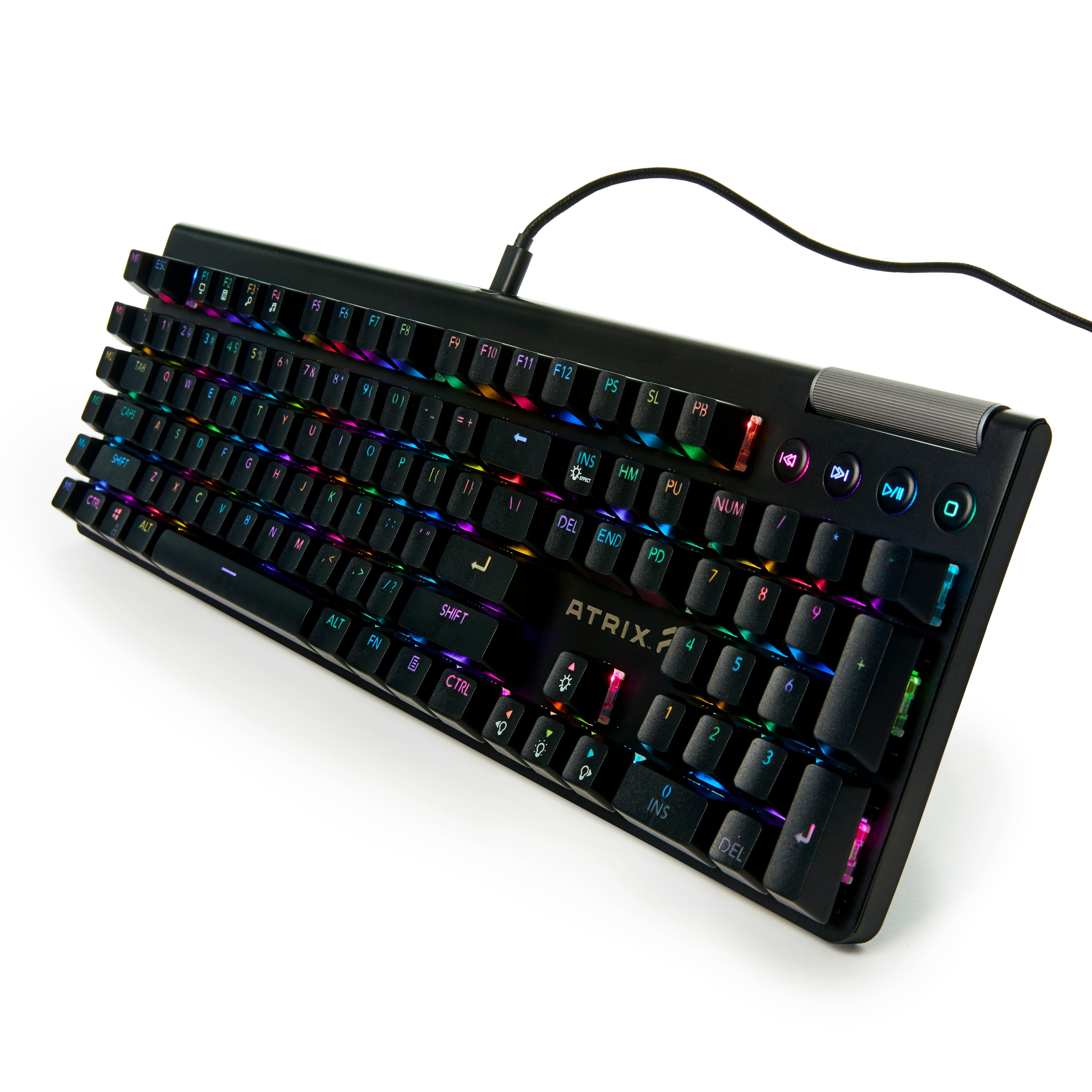 Atrix Guild Series PC Keyboard Mouse and Mousepad Bundle