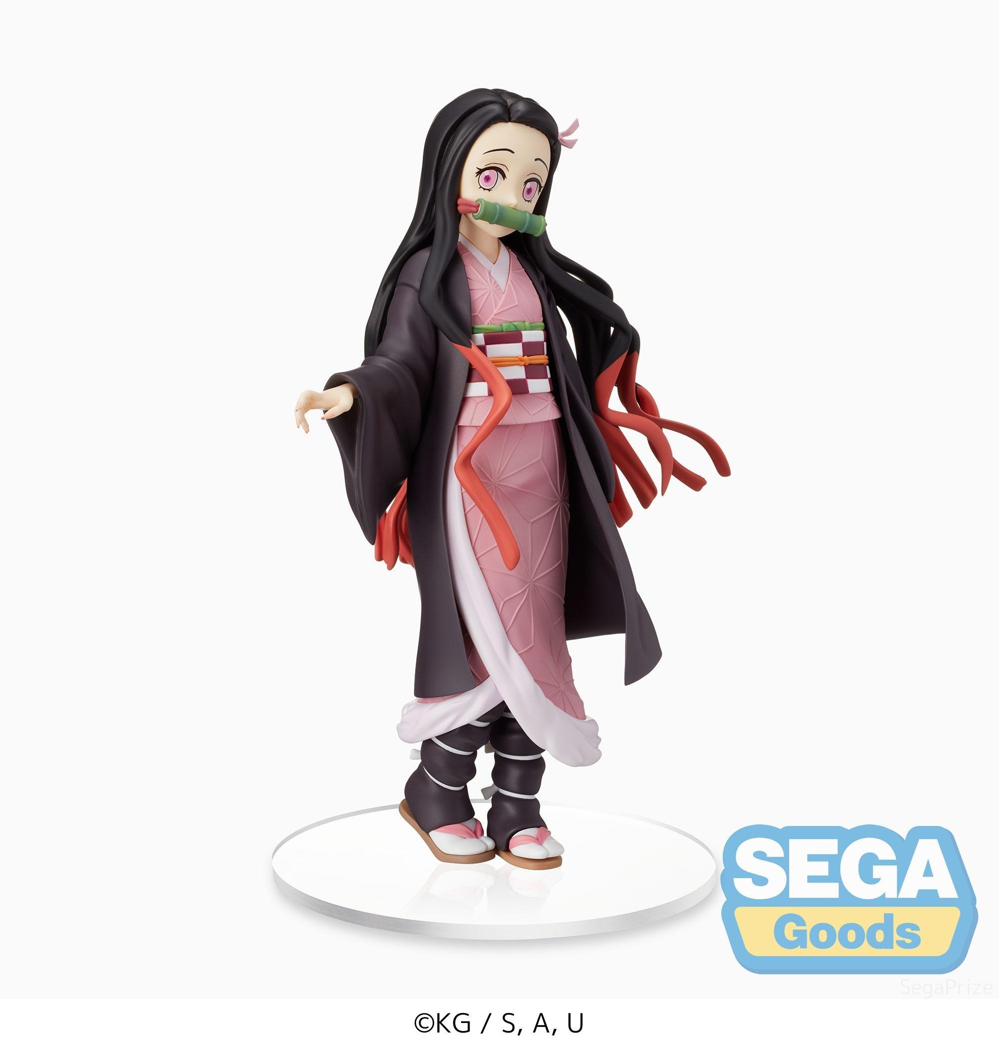 SEGA Super Premium Demon Slayer: Kimetsu no Yaiba Nezuko Kamado Sibling  Bonds 8-in Statue