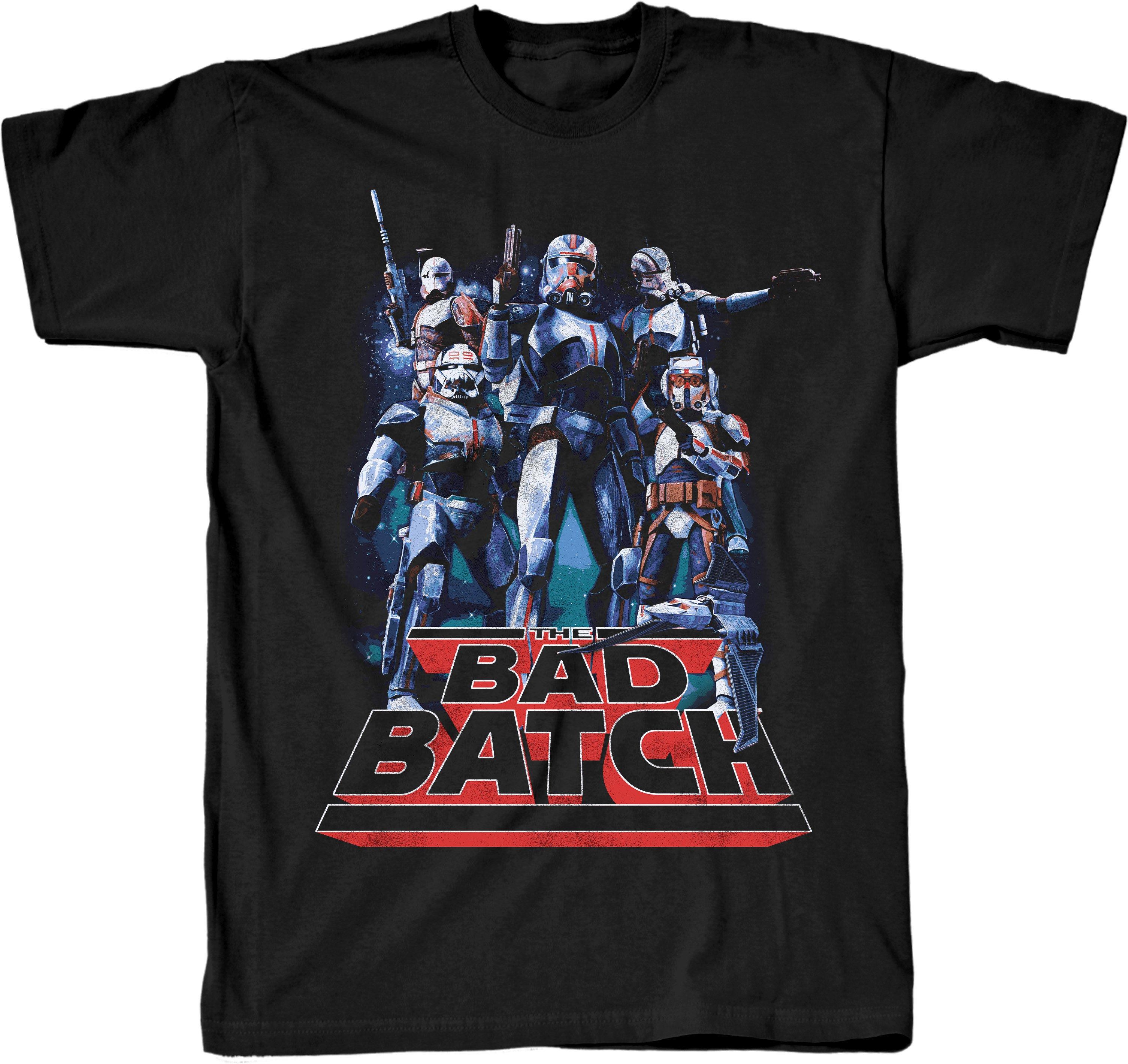 Geeknet Star Wars: The Bad Batch Crew Unisex T-Shirt GameStop Exclusive, Size: Small
