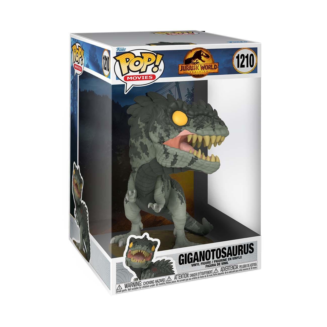 Funko Pop Jumbo Jurassic World Dominion Giganotosaurus 972 In Vinyl Figure 