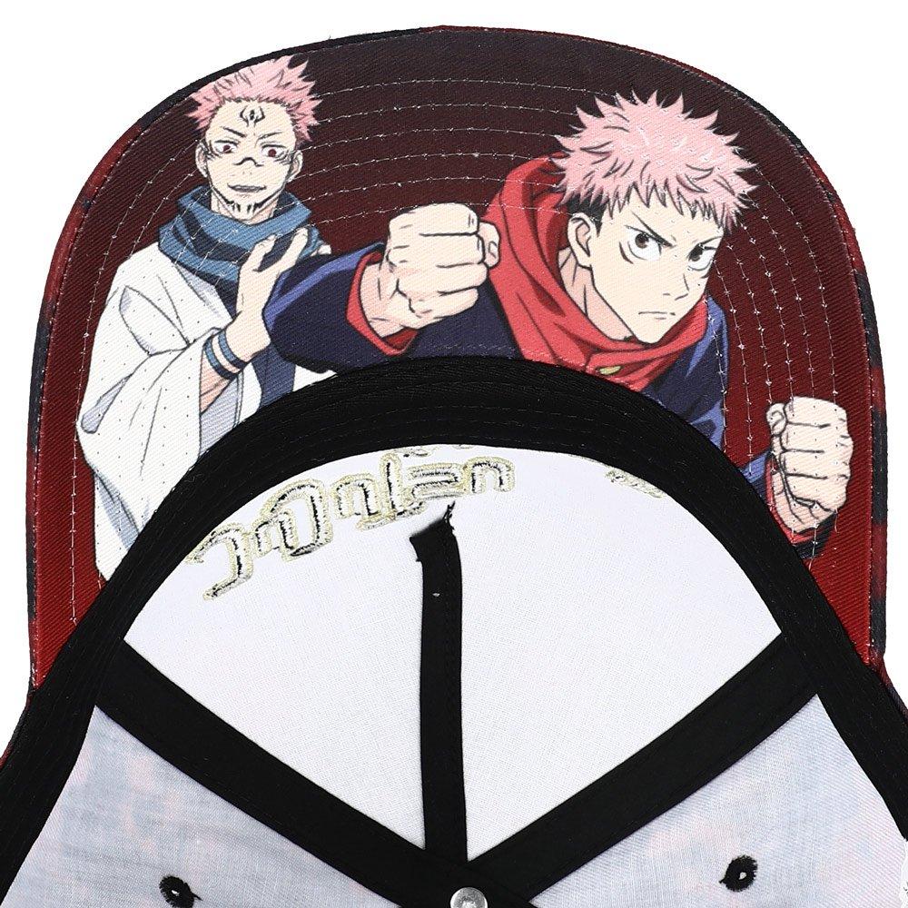 Jujutsu Kaisen Itadori Unstructured Tie Dye Poly Twill Hat