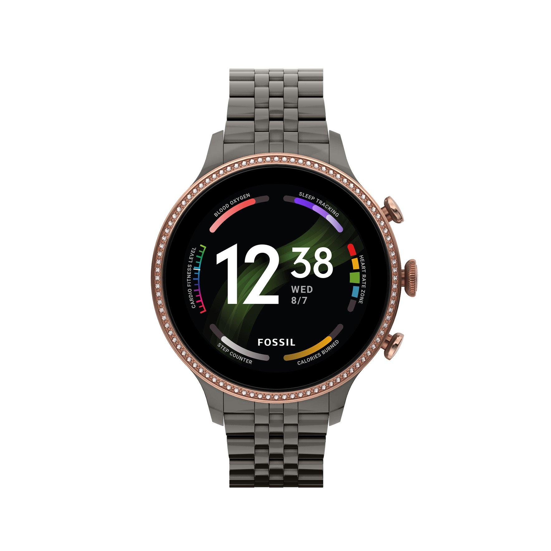 Fossil Gen 6 42mm Smartwatch with Gunmetal Stainless Steel Bracelet |  GameStop