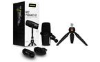 Shure MV7 Podcast Kit with Dynamic Microphone and Manfrotto PIXI Mini Tripod