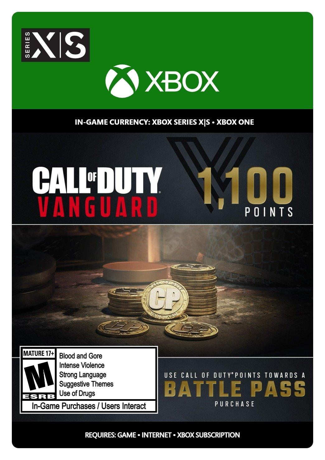 Call of Duty Vanguard 1,100 Points Xbox Series X