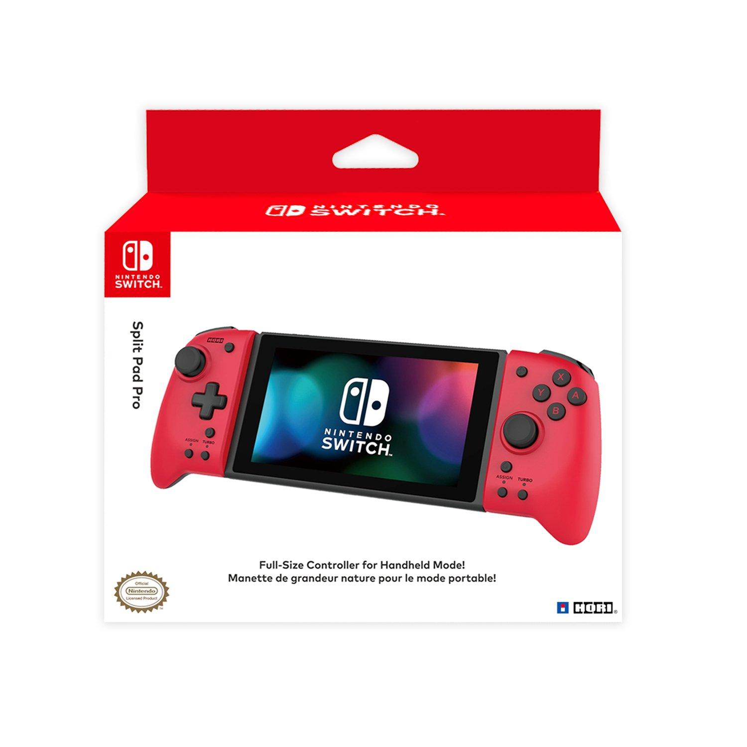HORI Switch Split Pad Pro Controller For Nintendo Switch Red