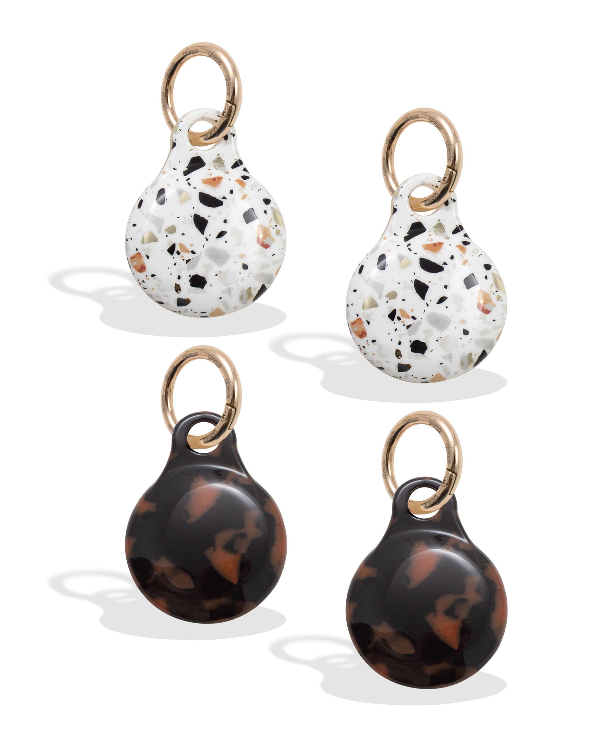 Sonix AirTag Cover Brown Tort/Confetti 4 Pack