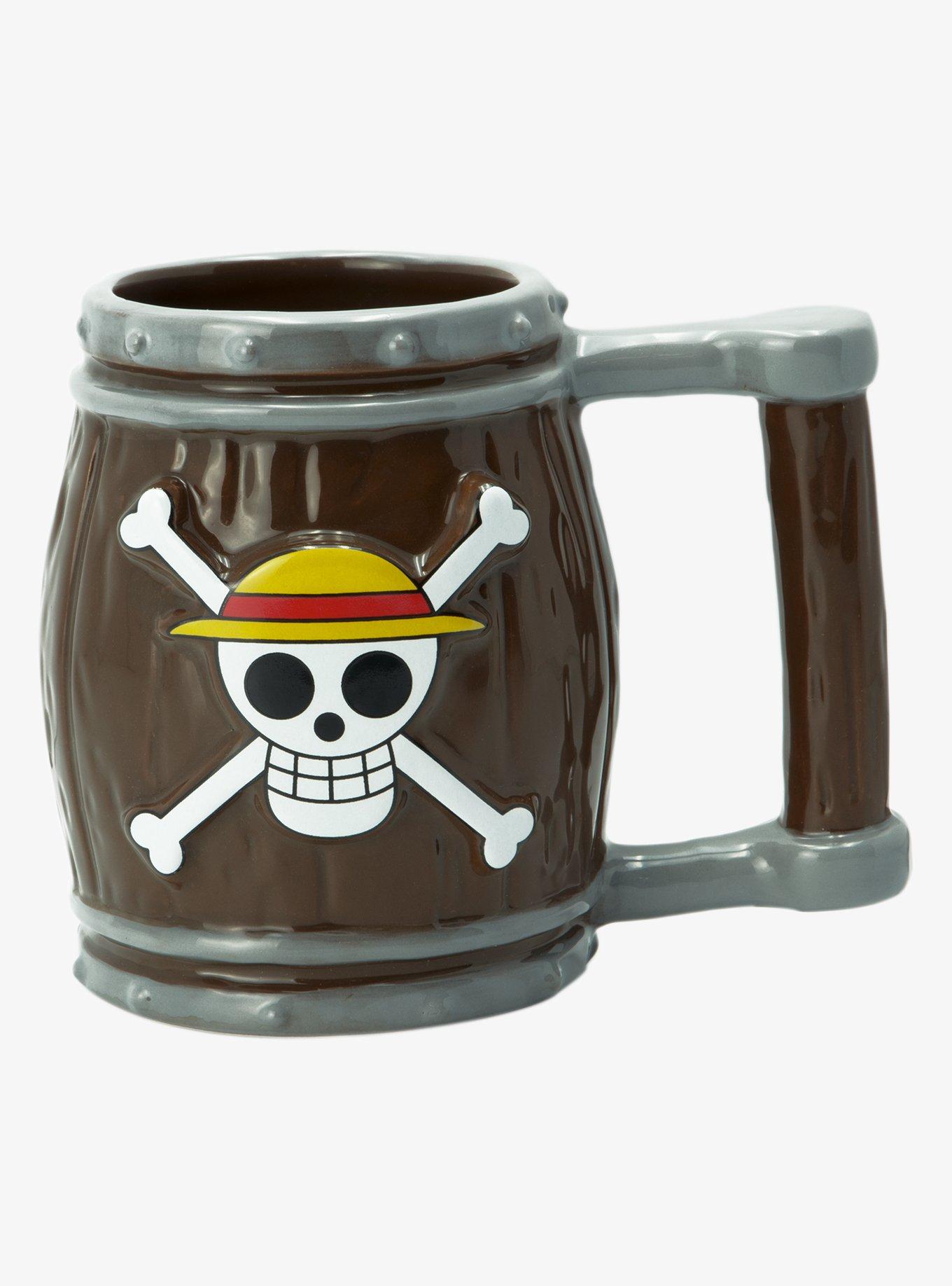 ABYstyle One Piece Straw Hat Barrel 12-oz 3D Mug