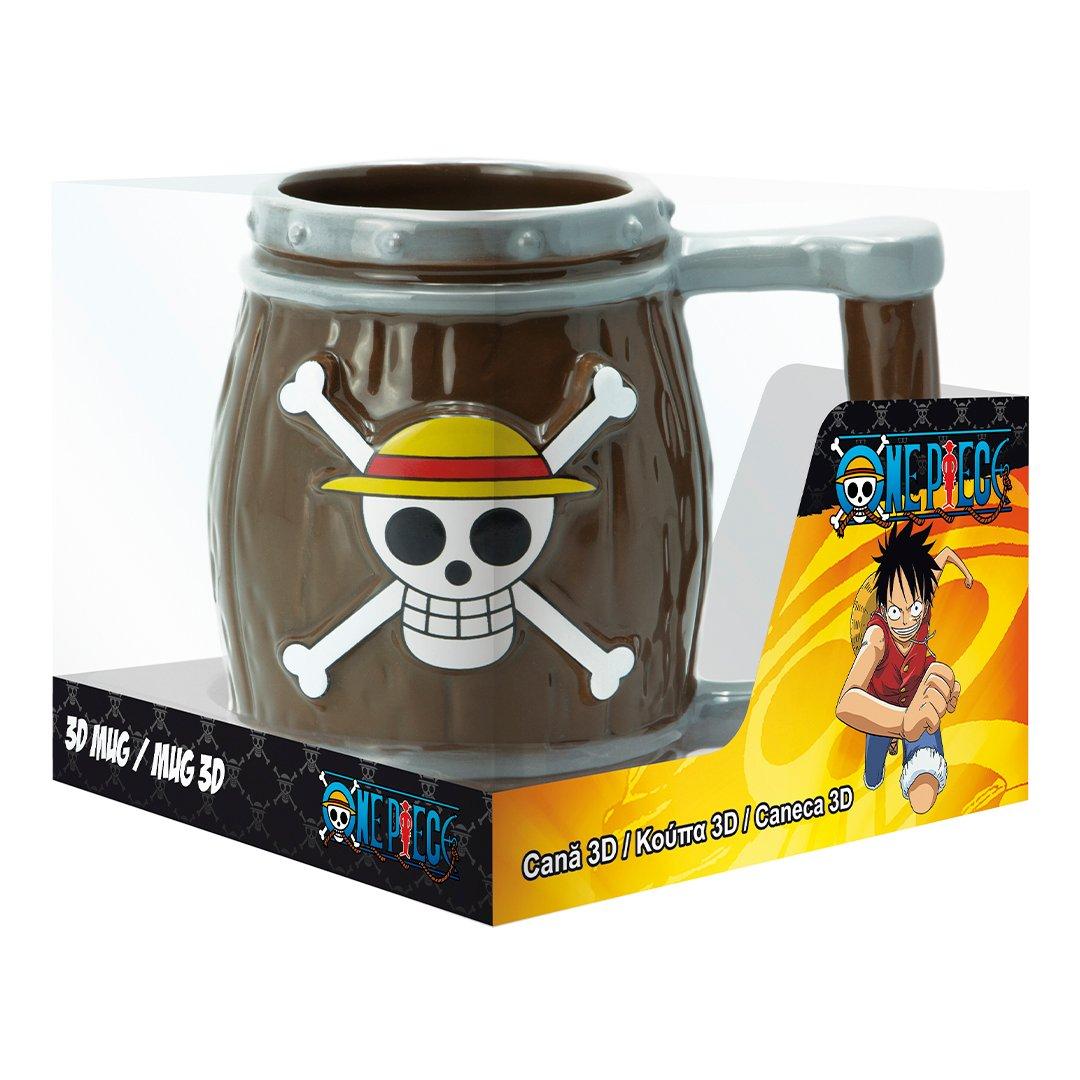 ABYstyle One Piece Straw Hat Barrel 12-oz 3D Mug