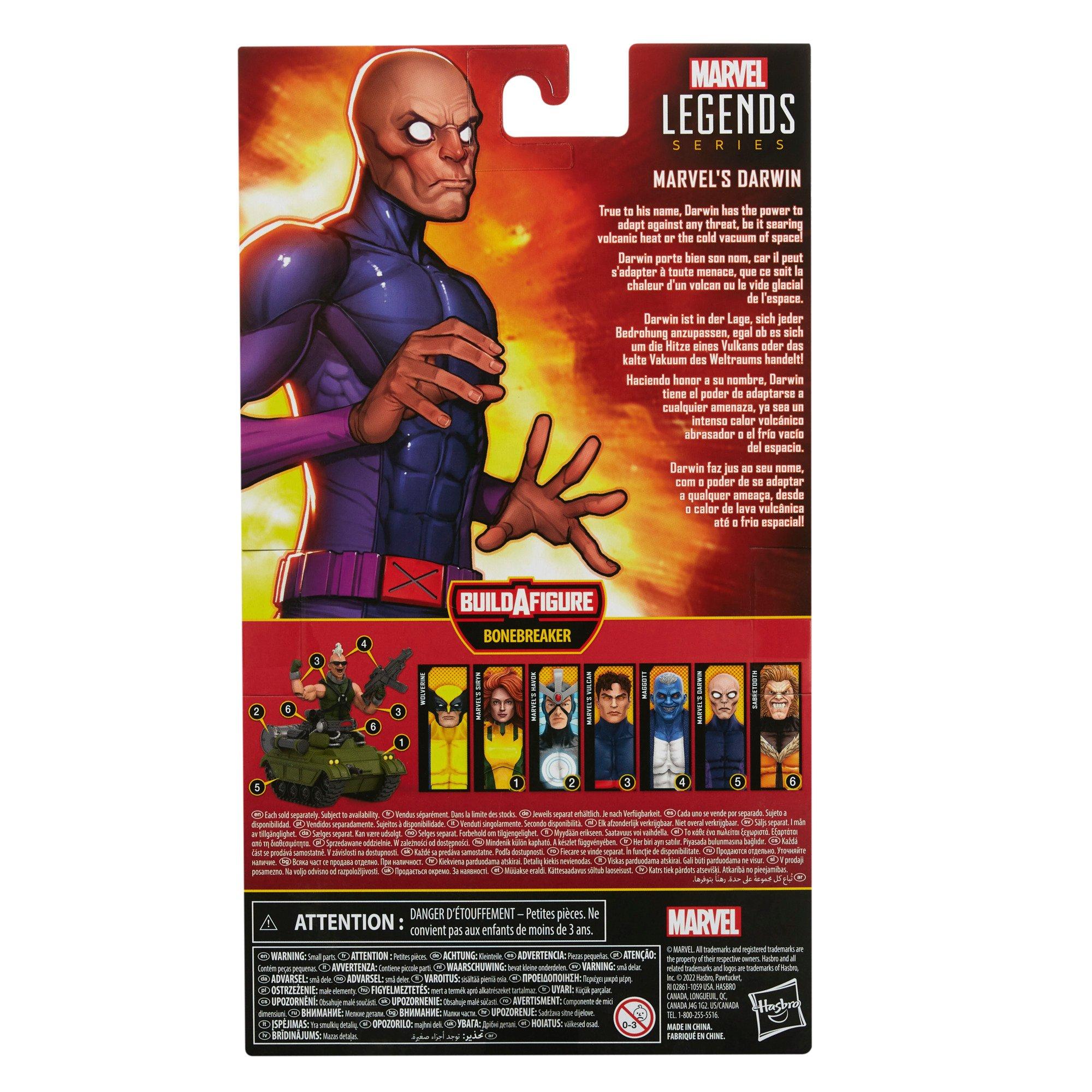 Hasbro Marvel Legends Series X-Men Marvel's Darwin 6-in Action Figure