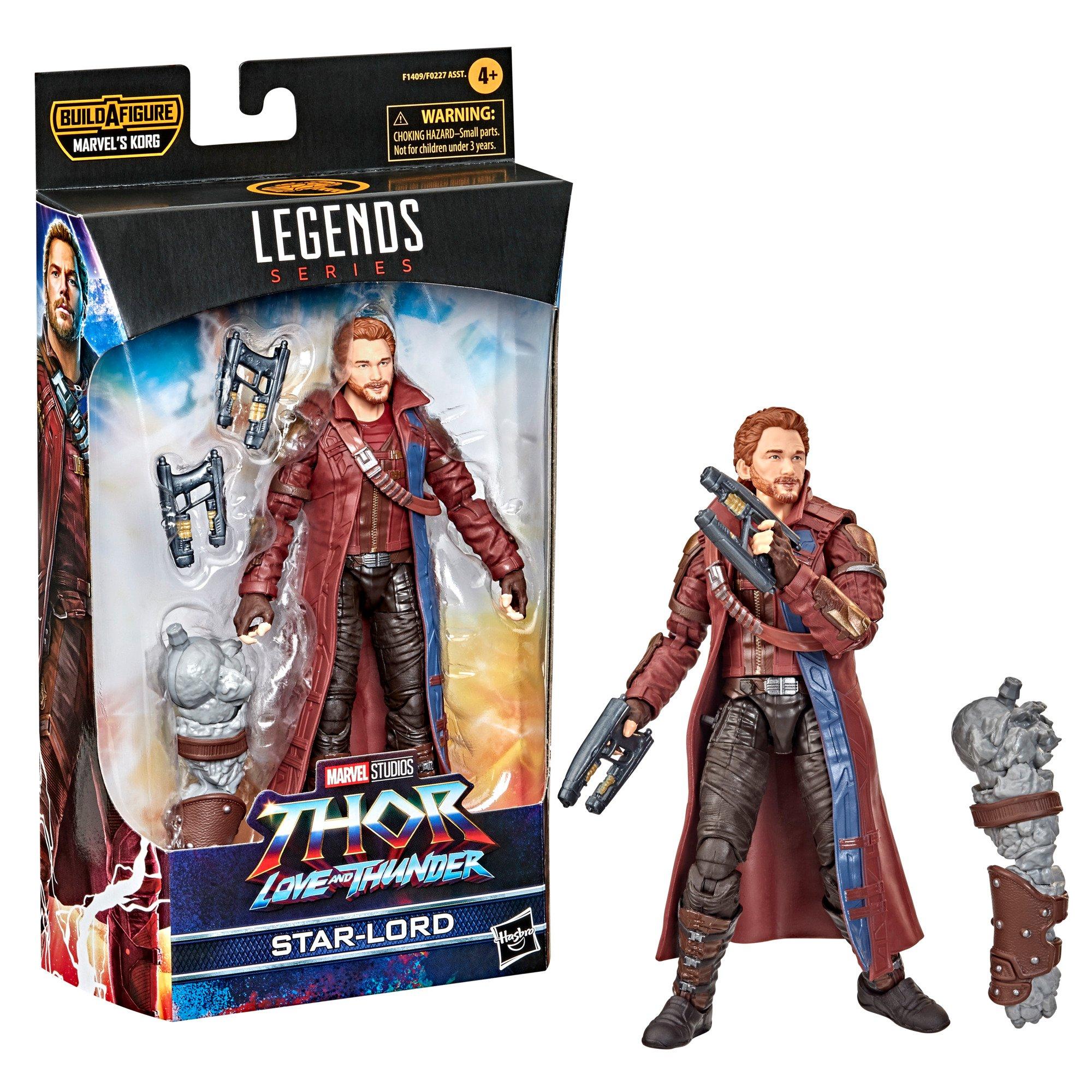 list item 7 of 9 Hasbro Marvel Legends Series Thor: Love and Thunder Star-Lord Build-A-Figure 6-in Action Figure