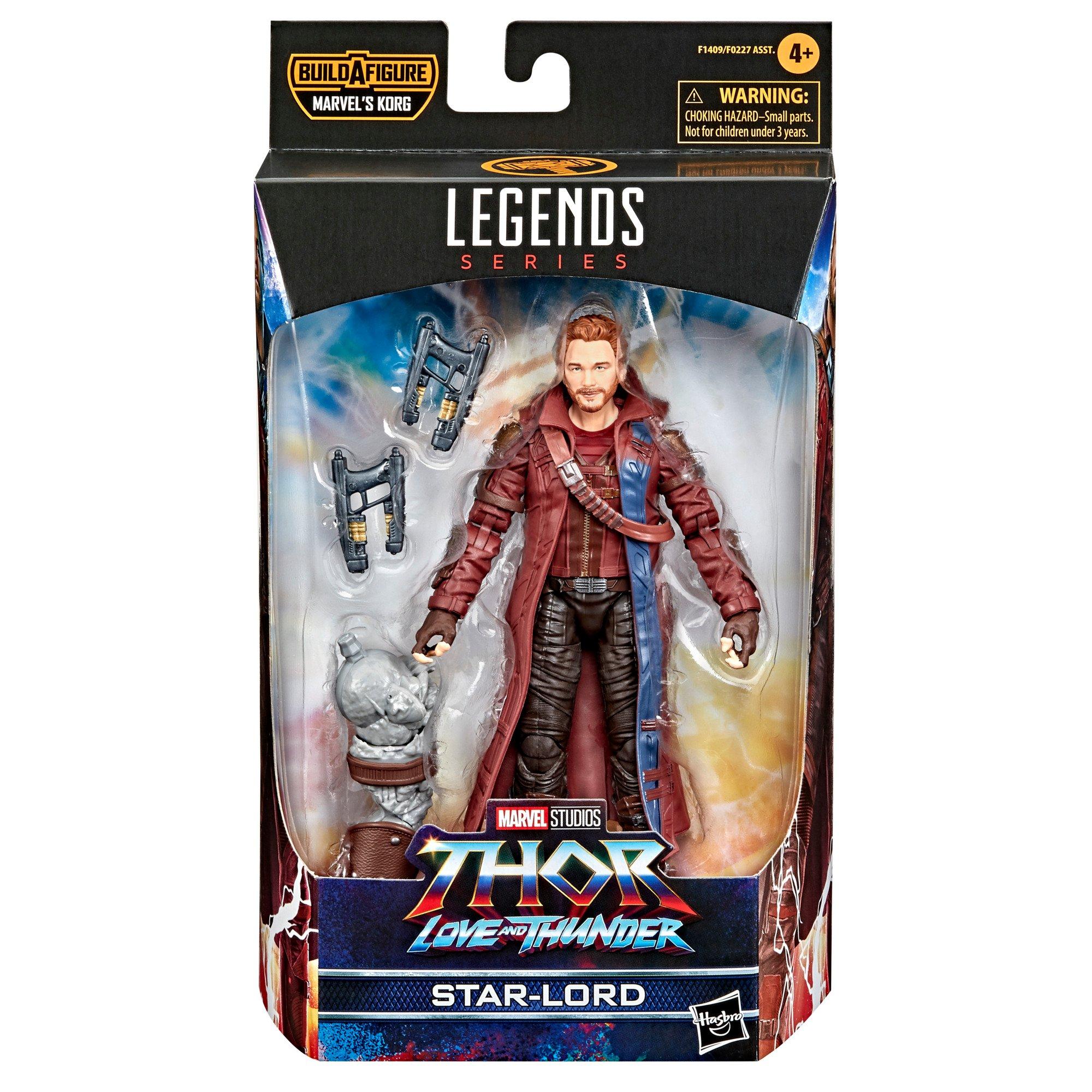 list item 8 of 9 Hasbro Marvel Legends Series Thor: Love and Thunder Star-Lord Build-A-Figure 6-in Action Figure