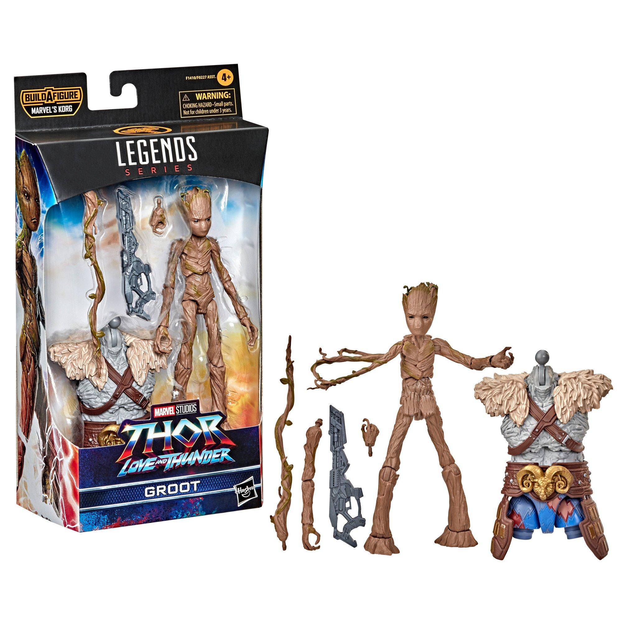 Hasbro Marvel Legends Series Thor: Love and Thunder Groot Build-A