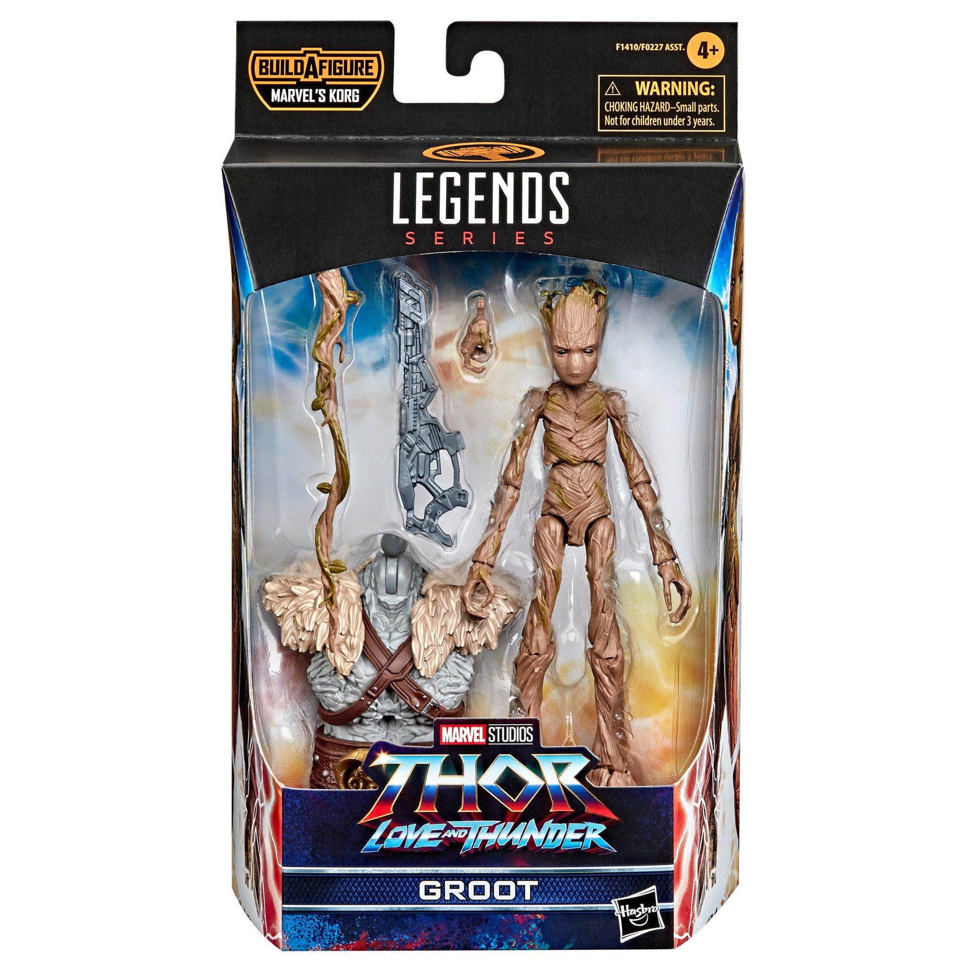 list item 8 of 9 Hasbro Marvel Legends Series Thor: Love and Thunder Groot Build-A-Figure 6-in Action Figure