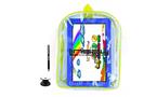 LINSAY 10.1-in Android 11 Kids Tablet 32GB Bundle with Protective Bumper Case and Backpack