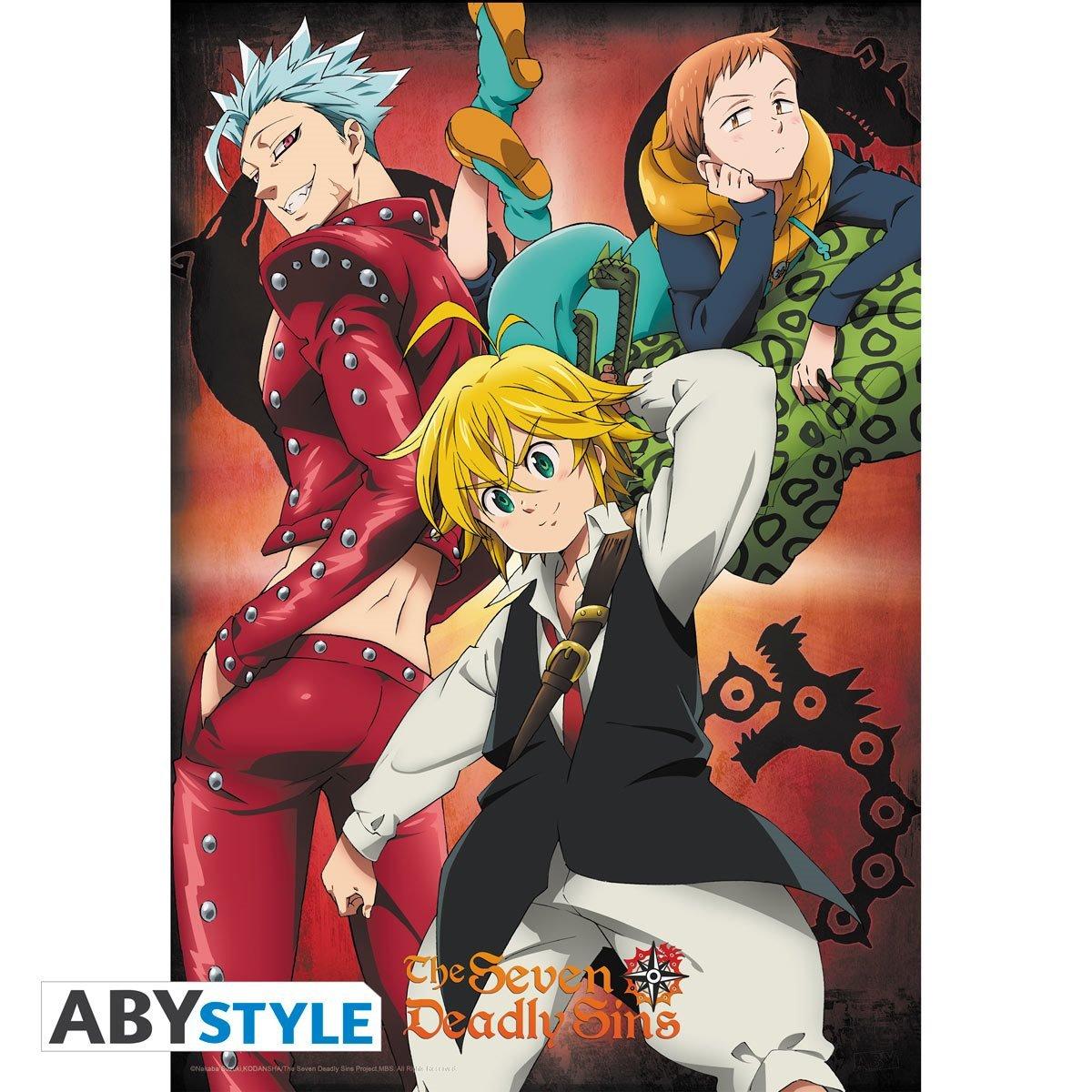 list item 3 of 3 ABYstyle The Seven Deadly Sins Boxed Poster Twin Pack