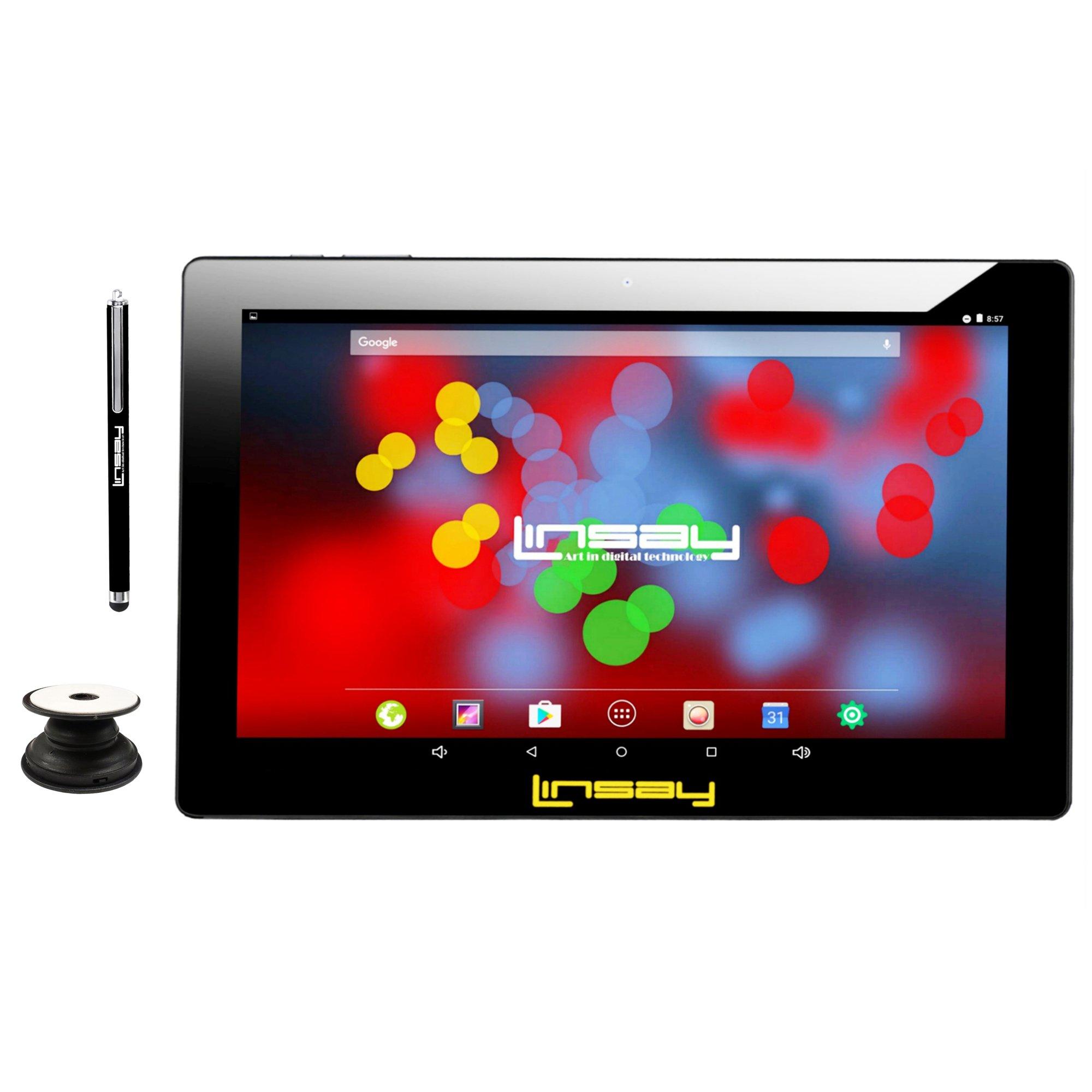 LINSAY 10.1-in Tablet 32GB Bundle