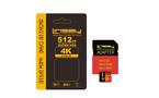 LINSAY 512GB Micro SD Card with Adapter